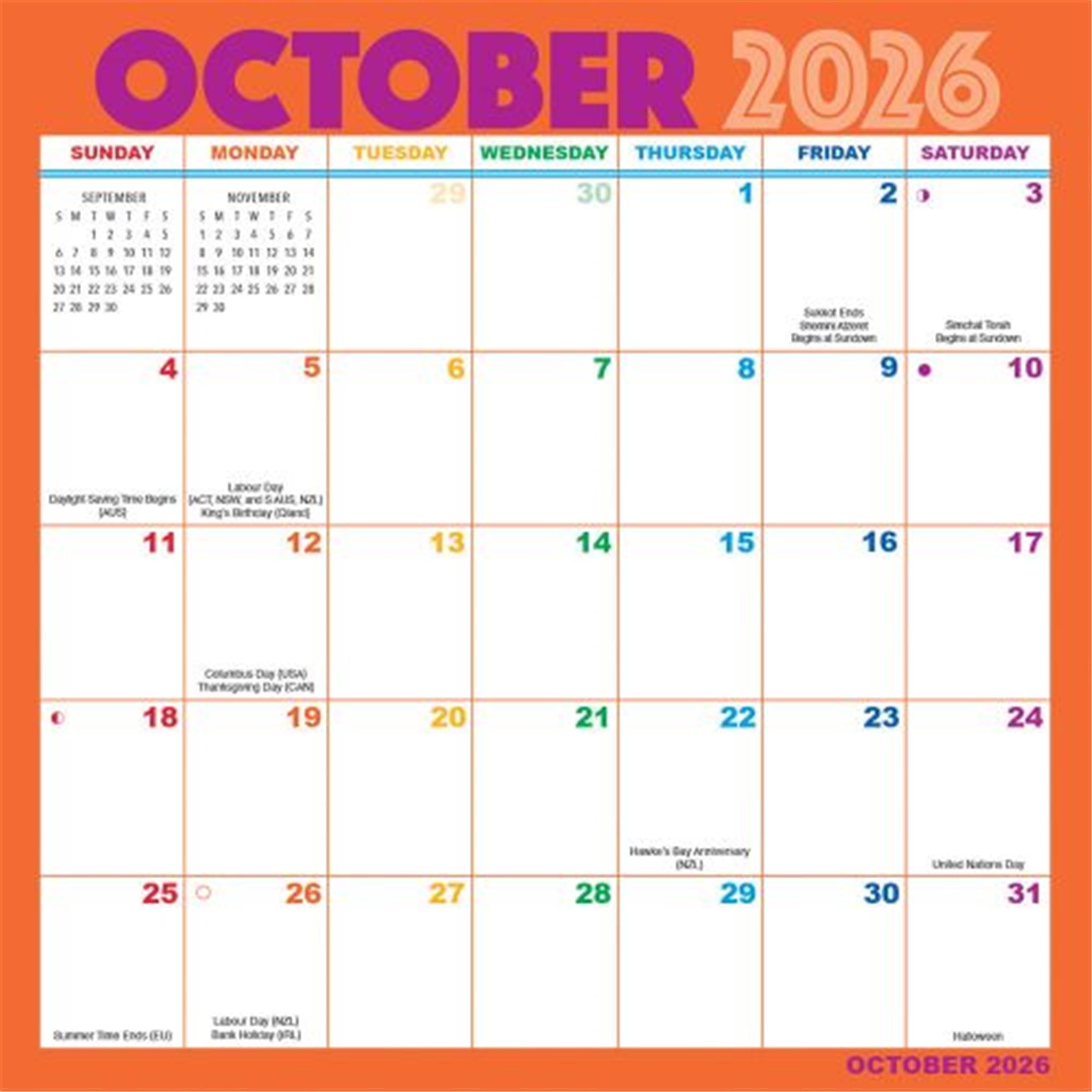 Rainbow Magic Grip 2025-2026 Exclusive Mini Calendar