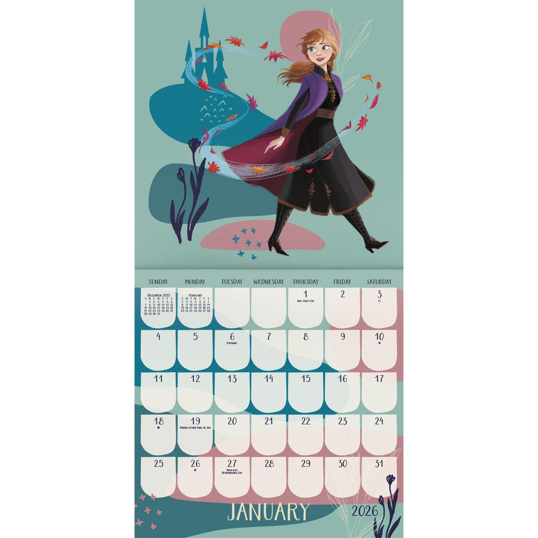 Frozen 2026 Wall Calendar