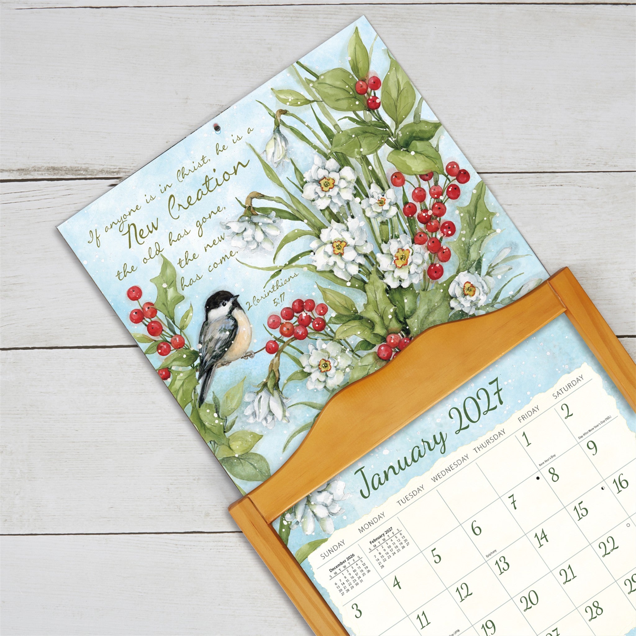 Calendrier mural La Grâce de la Nature 2027