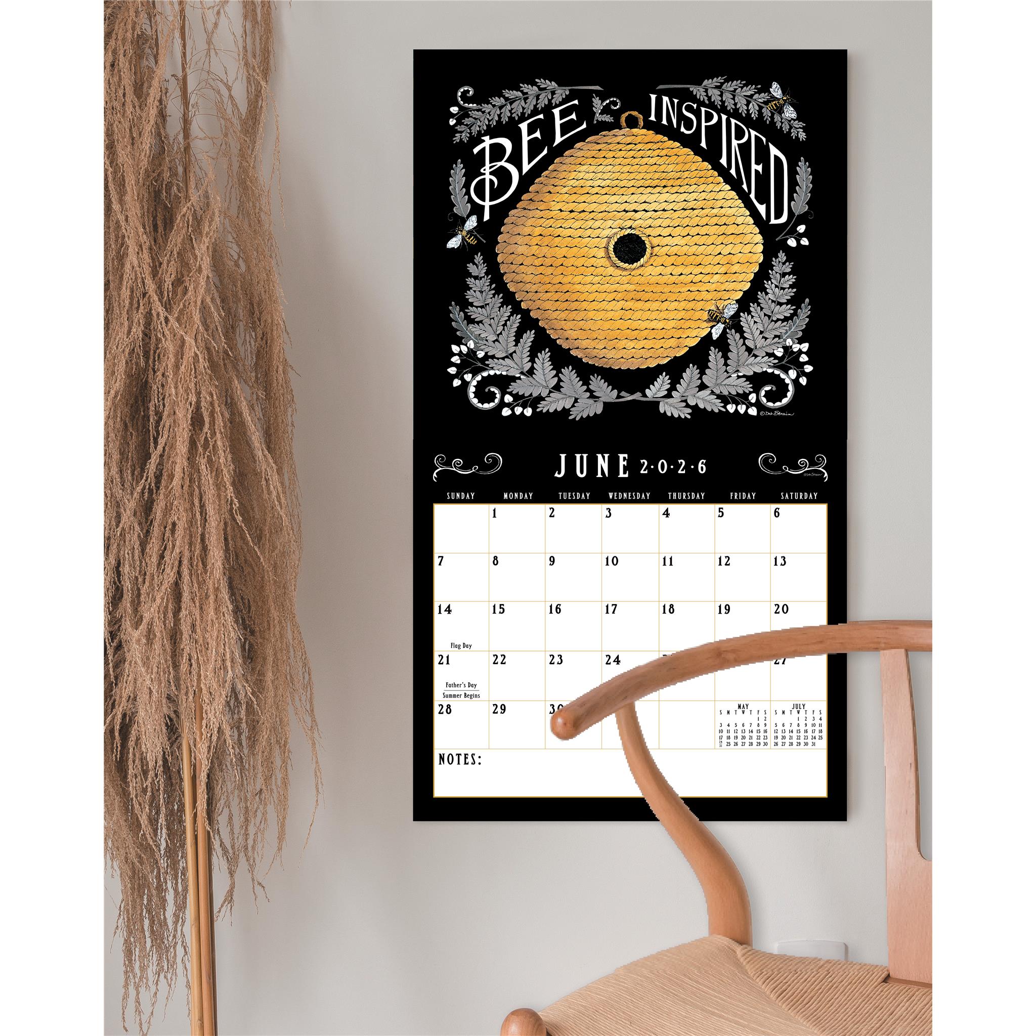 Calendrier mural de luxe Beautiful Life 2026 - Disponible uniquement en ligne