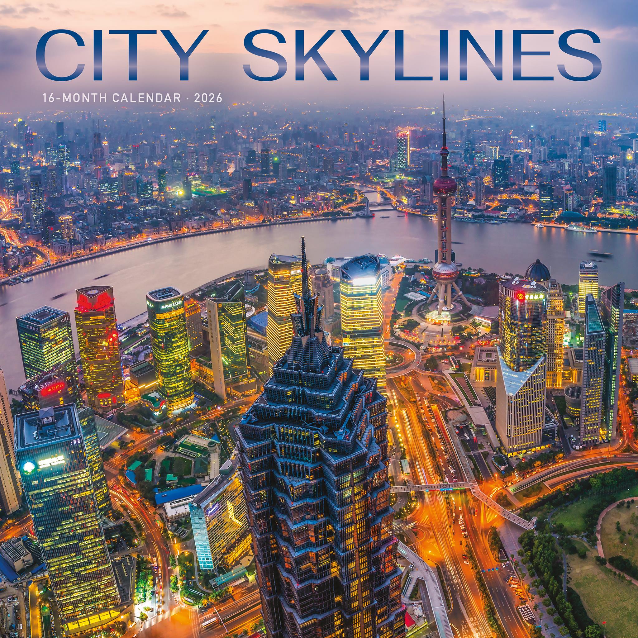 Calendrier mural City Skylines 2026