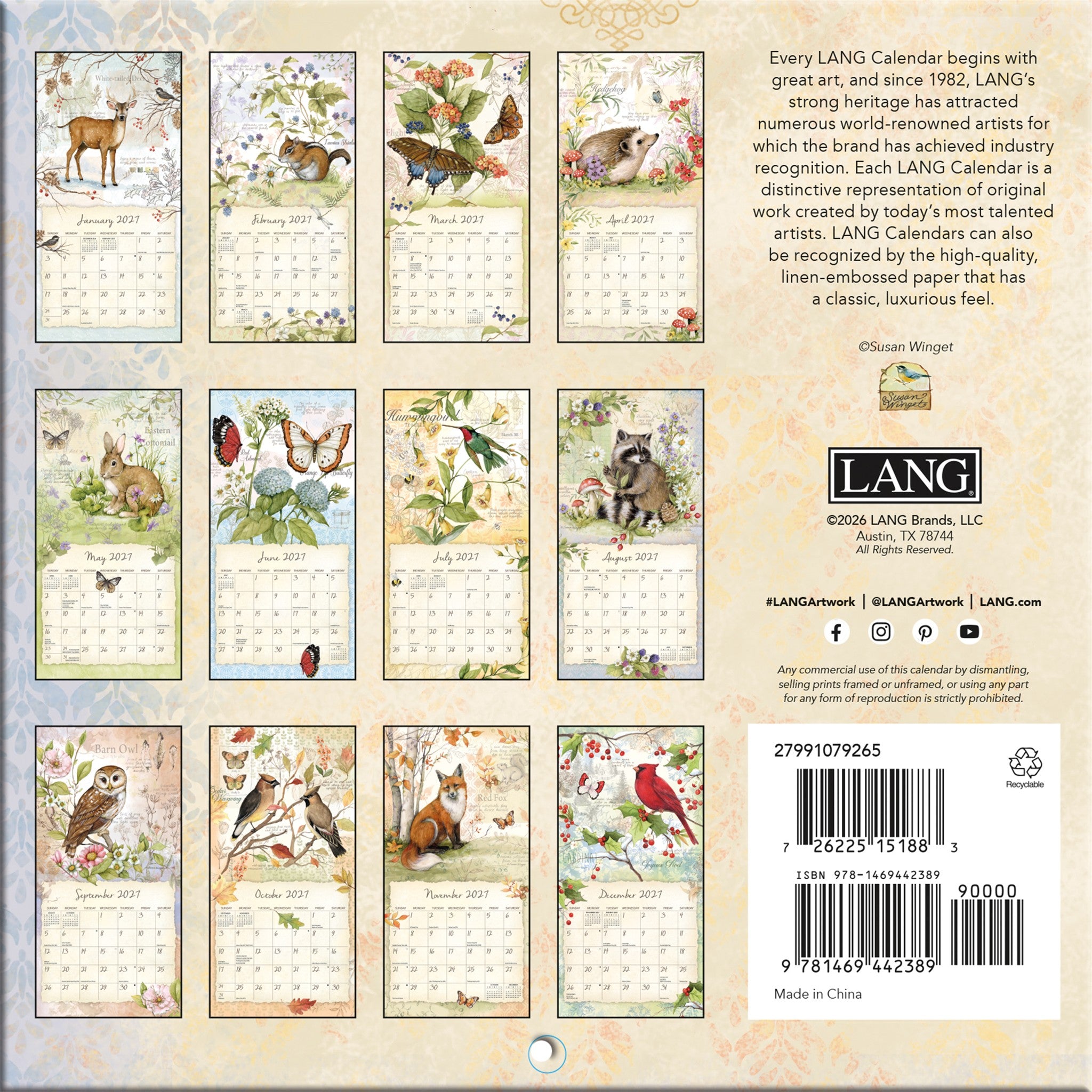 Field Guide 2027 Mini Calendar