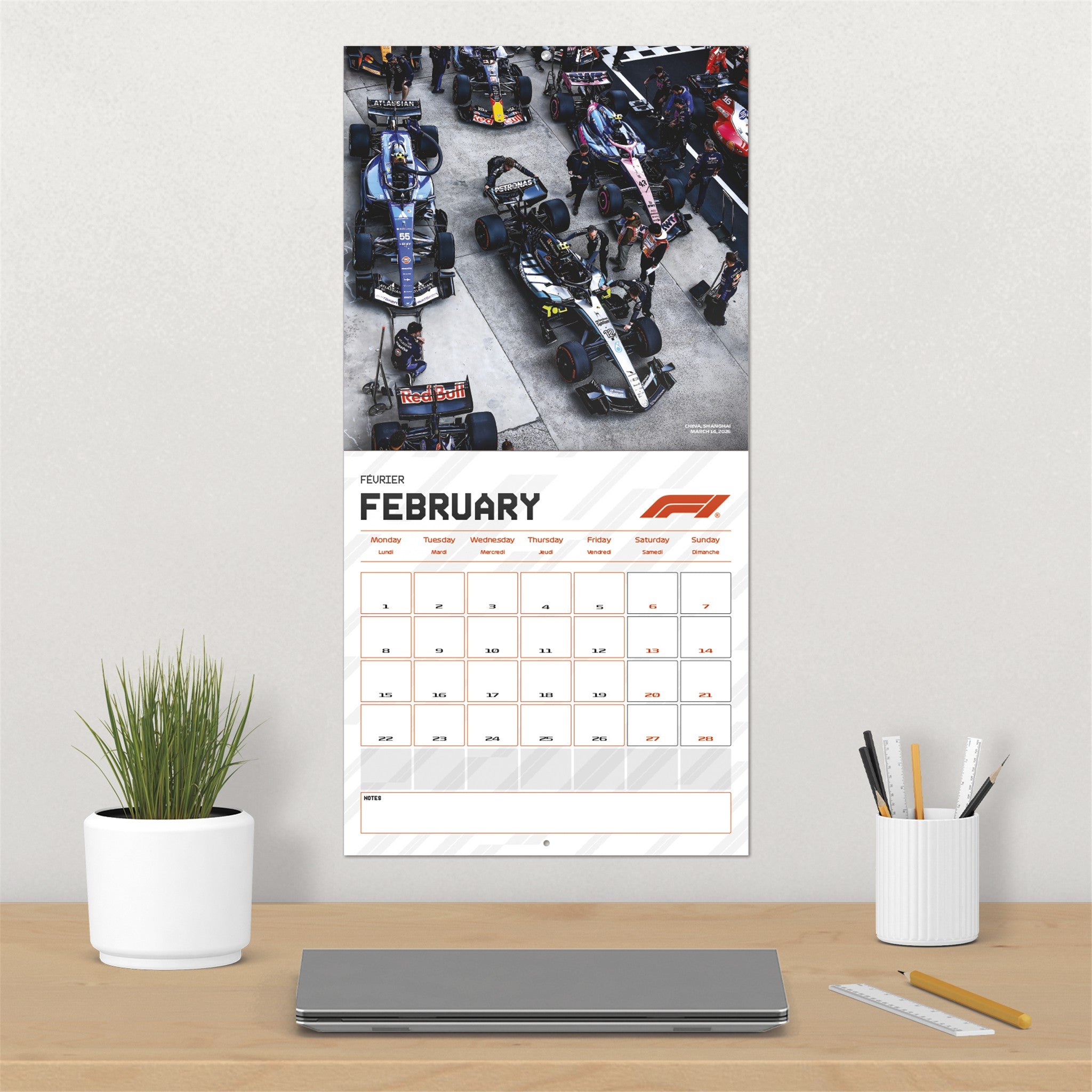 McLaren Racing 2027 Wall Calendar