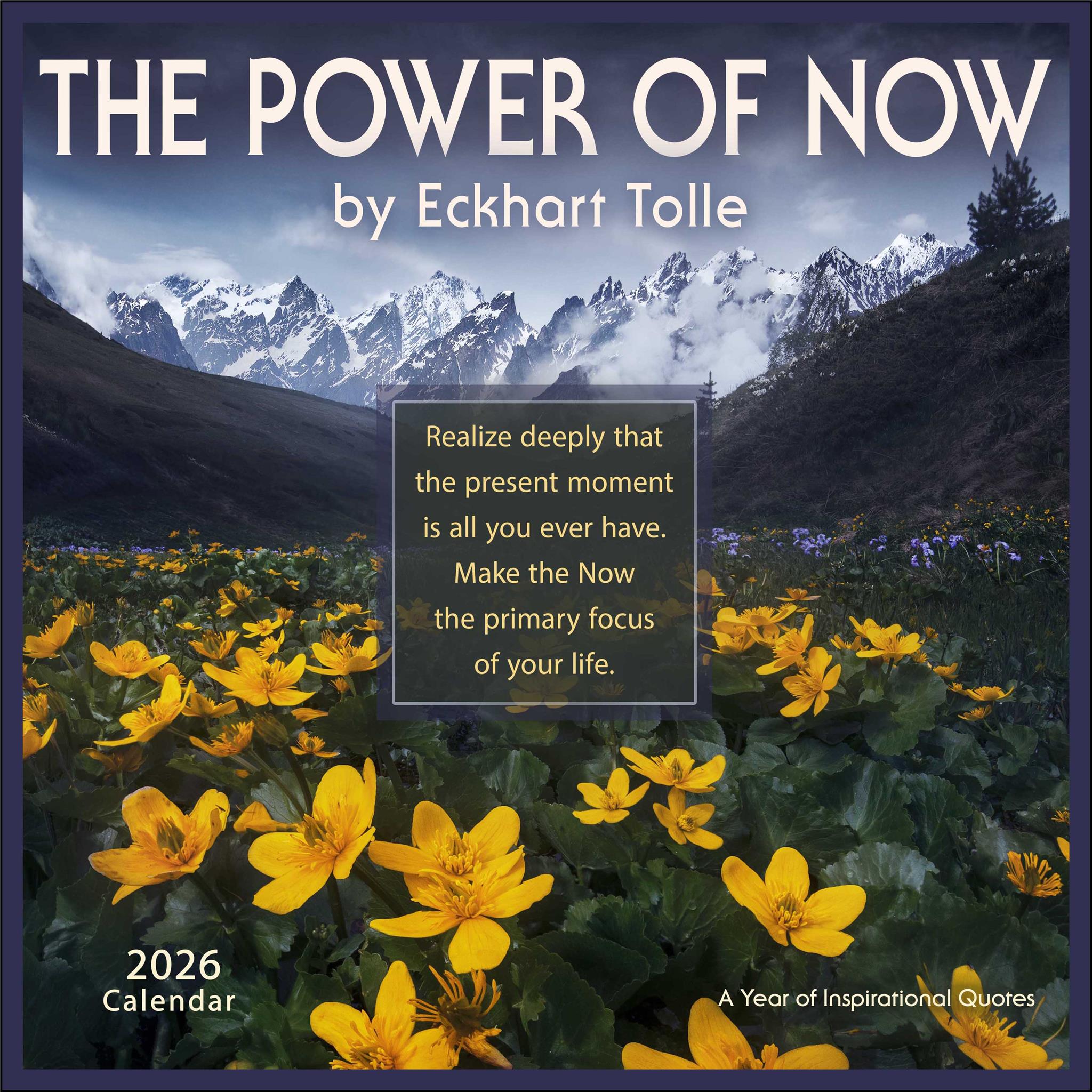 Power Of Now 2026 Wall Calendar - Online Only