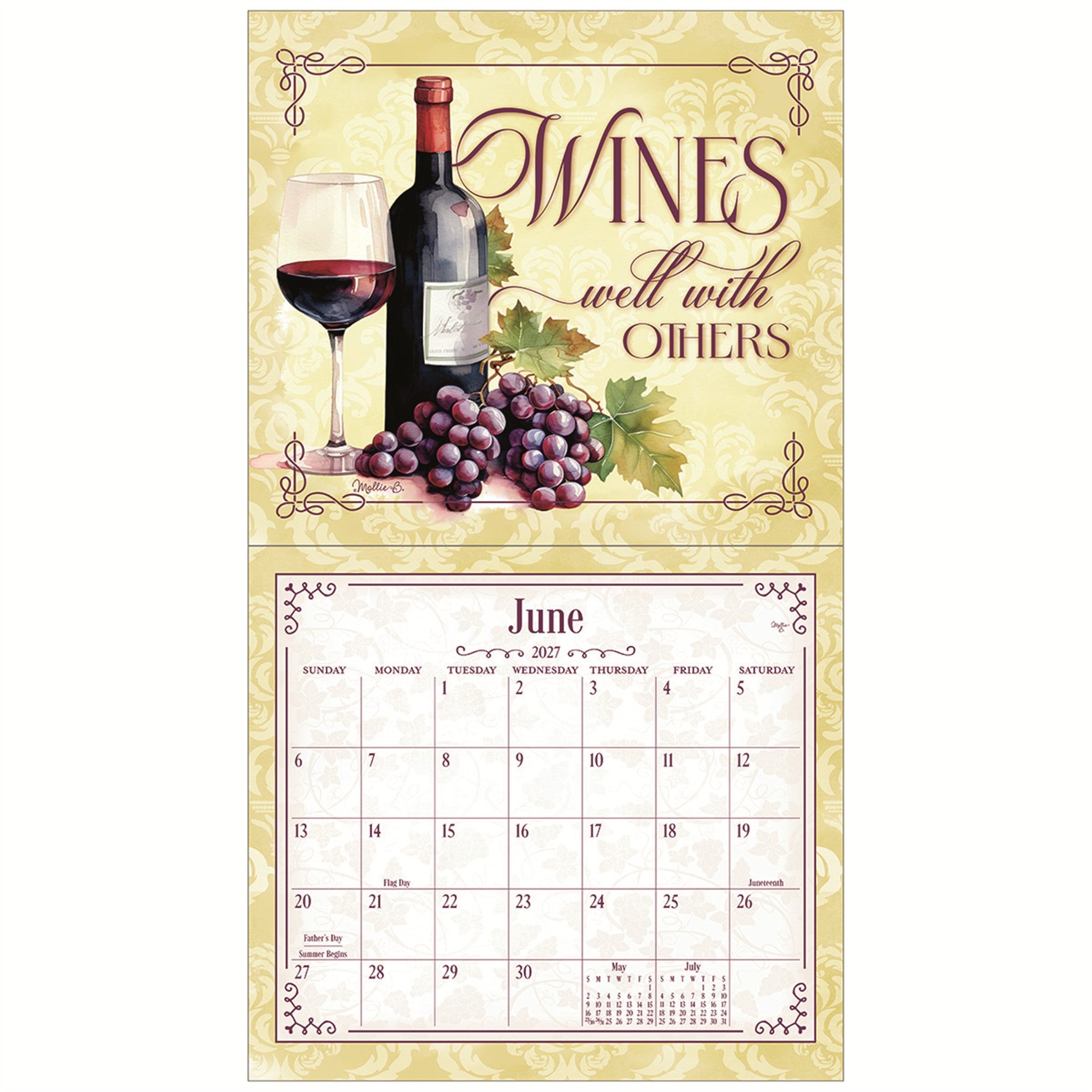 Wine Special Edition 2027 Wall Calendar