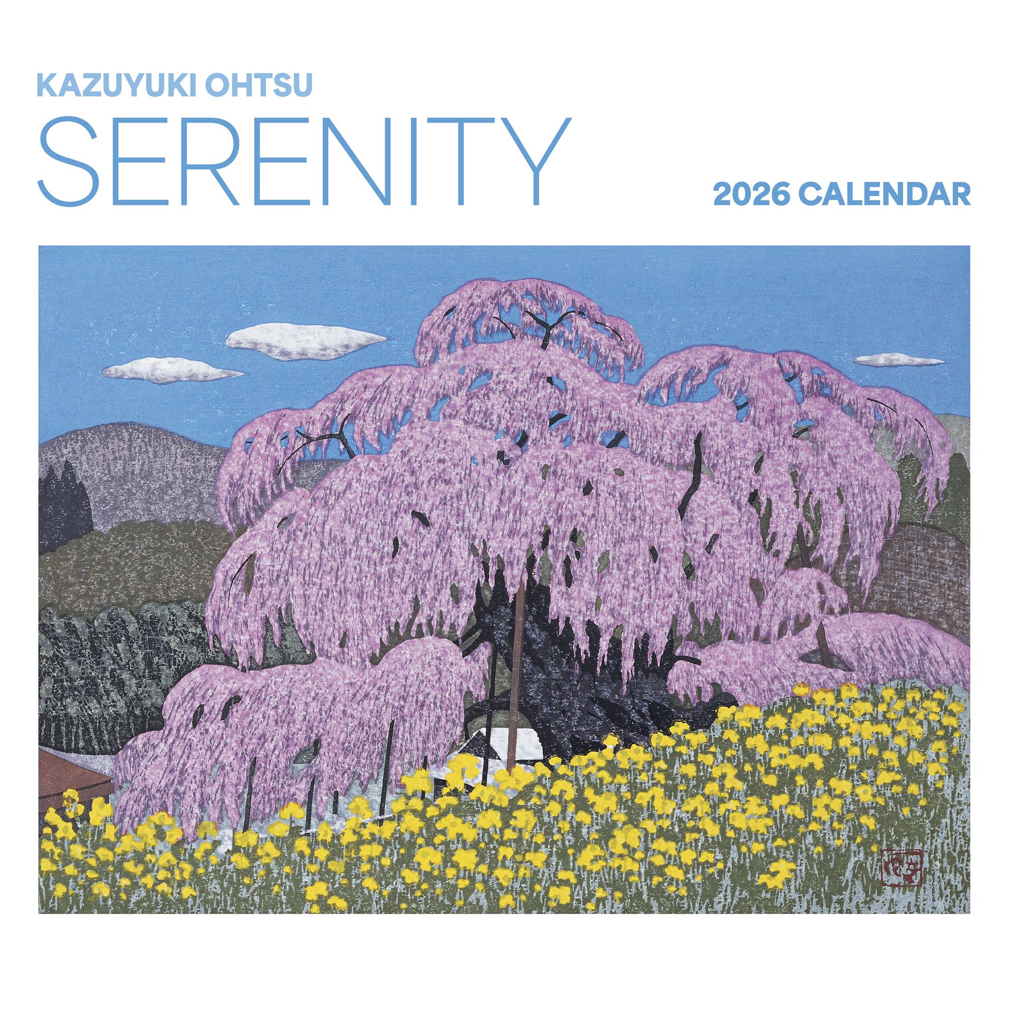 Calendrier mural Sérénité Kazuyuki Ohtsu 2026