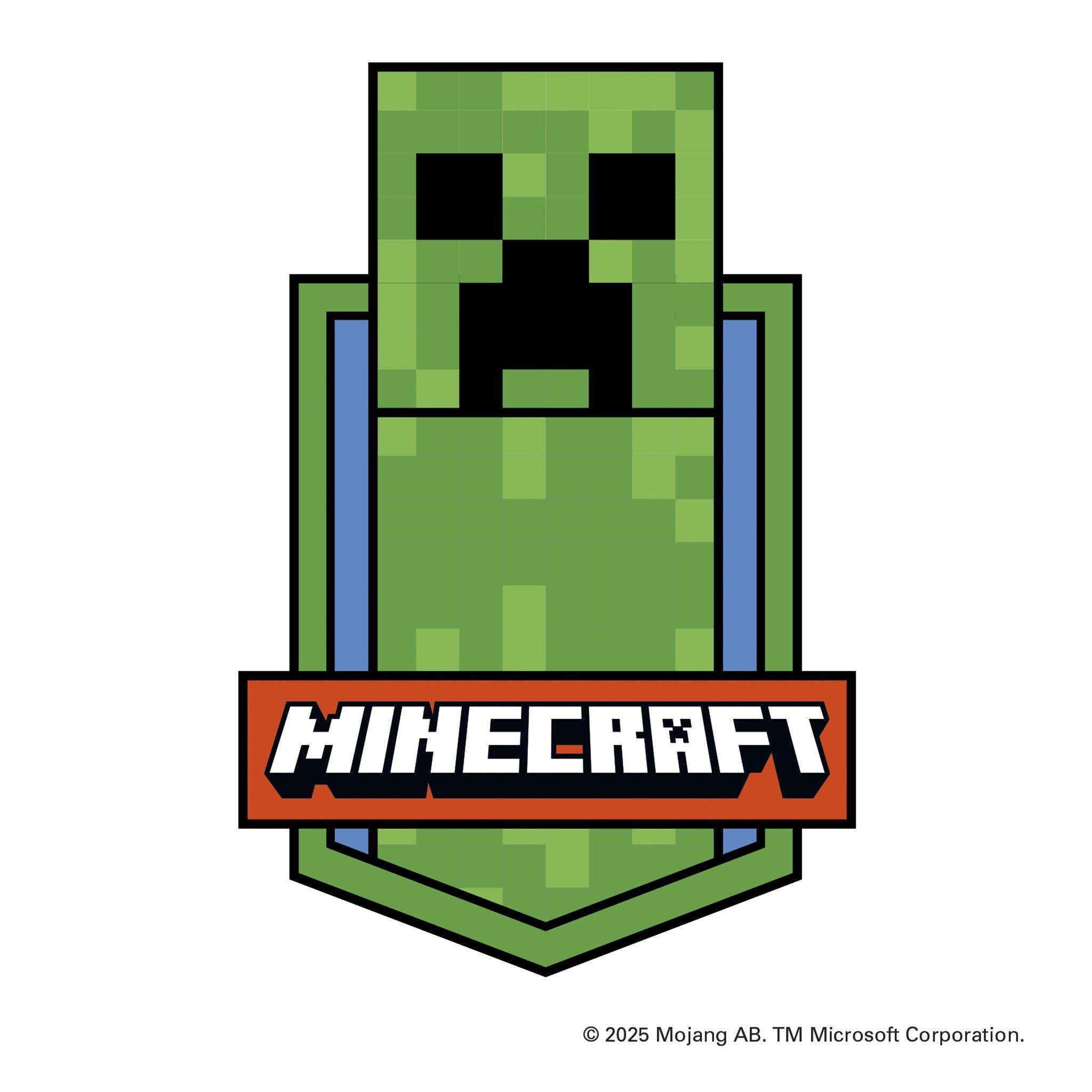 Calendrier mural de luxe Minecraft exclusif avec autocollant 2026