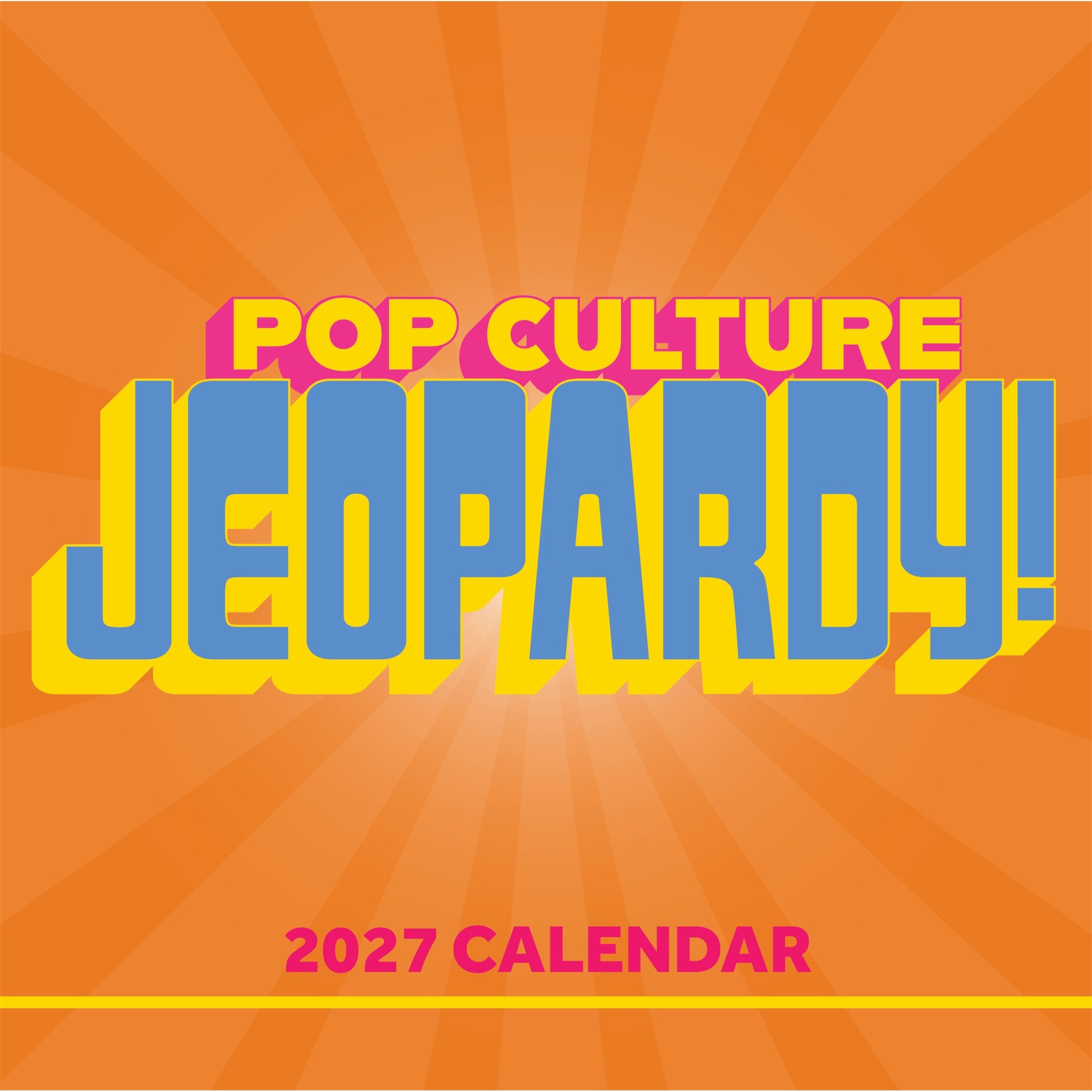 Pop Culture JEOPARDY! 2027 Box Calendar - Online Only