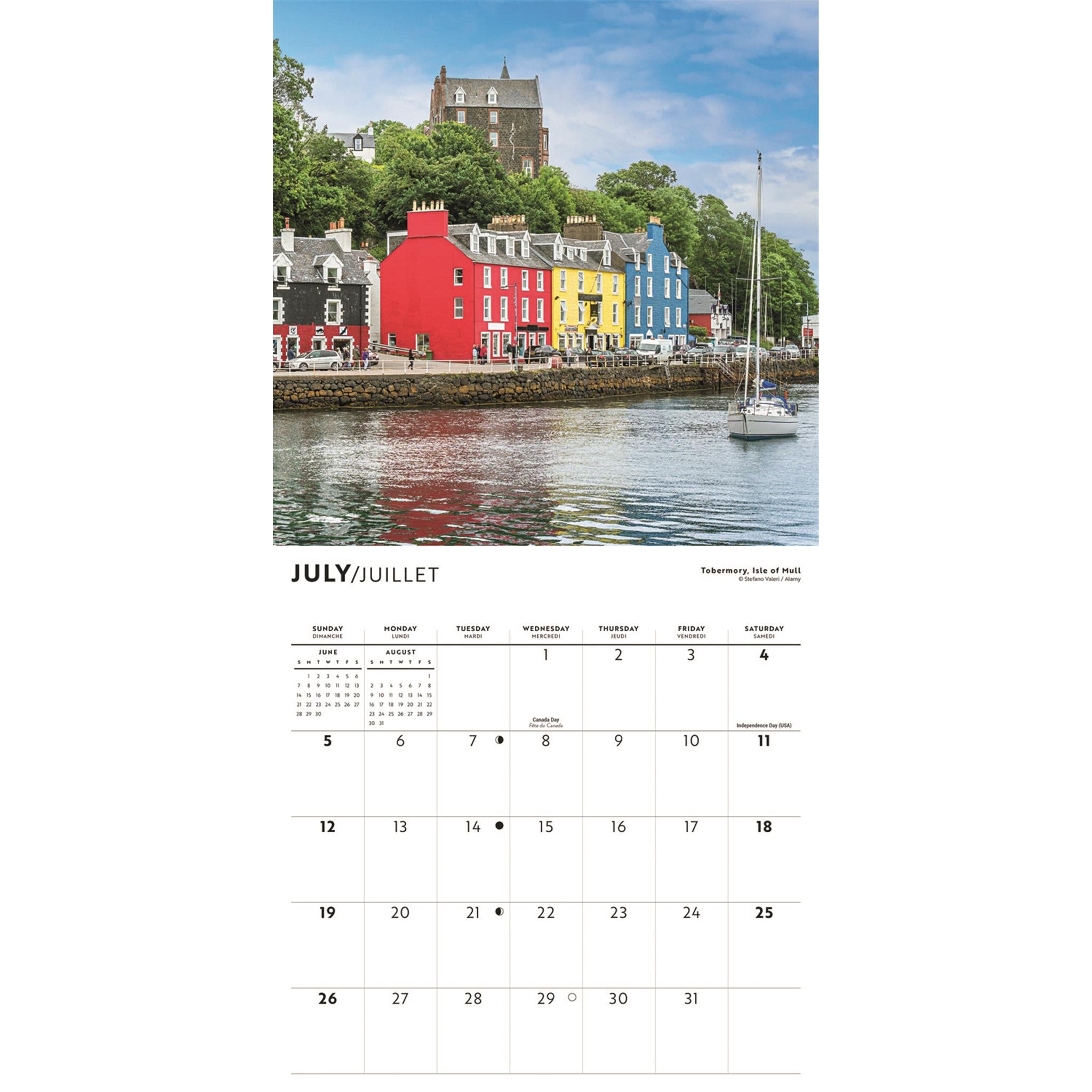 Mini-calendrier écossais 2026