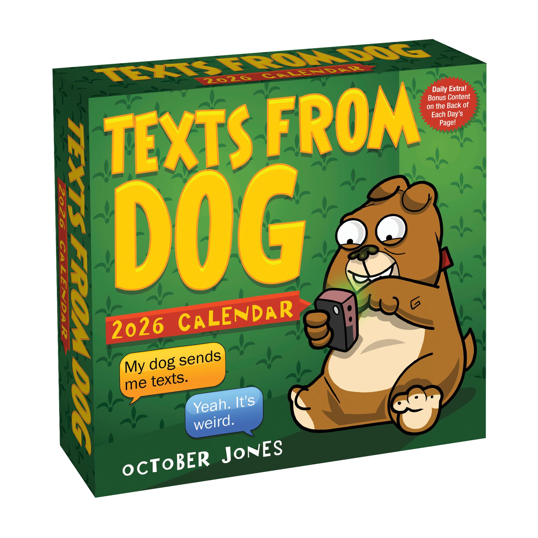 Texts From Dog 2026 Box Calendar