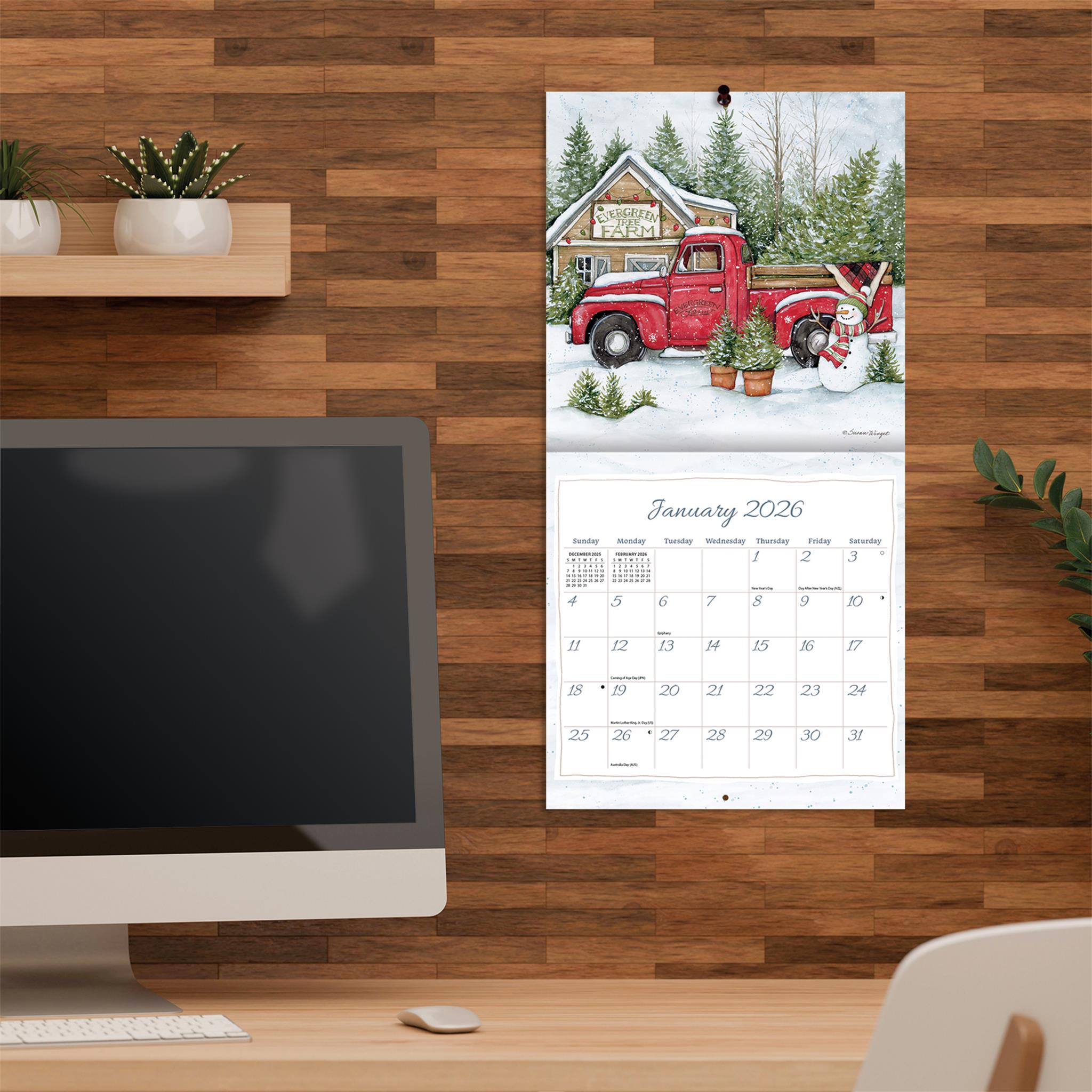 Truckin Along 2026 Mini Calendar