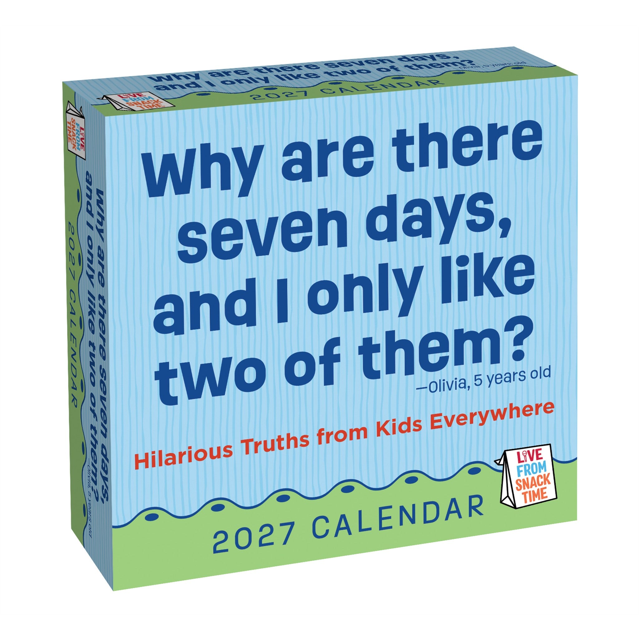 Live from Snack Time 2027 Box Calendar