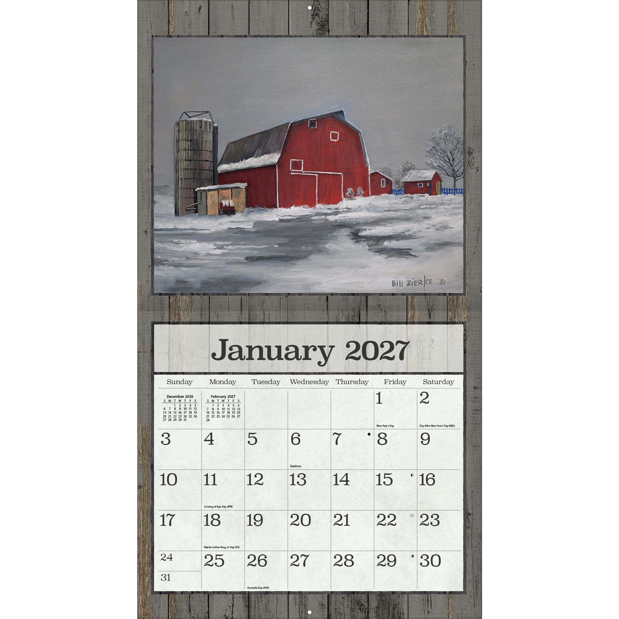On The Farm 2027 Wall Calendar - Online Only