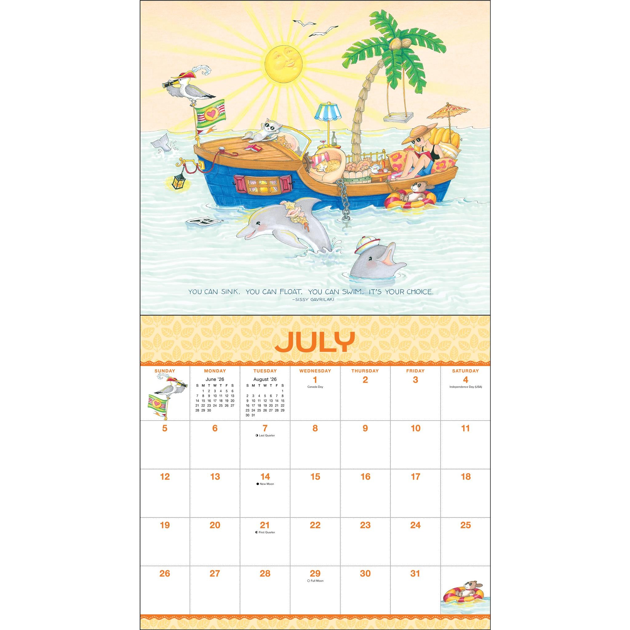 Mary Engelbreits Friendship Is A Sheltering Tree Deluxe 2026 Wall Calendar