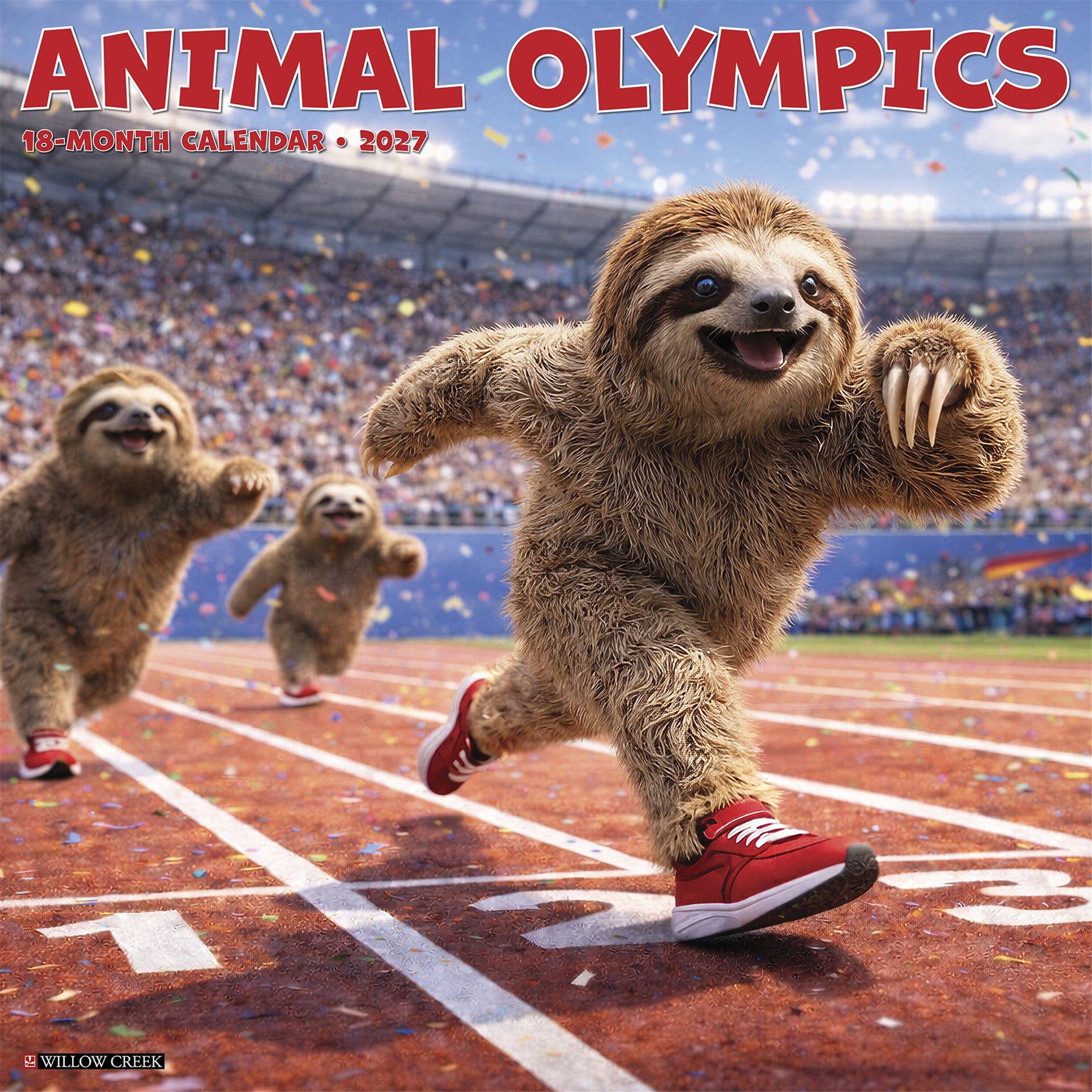 Animal Olympics 2027 Wall Calendar