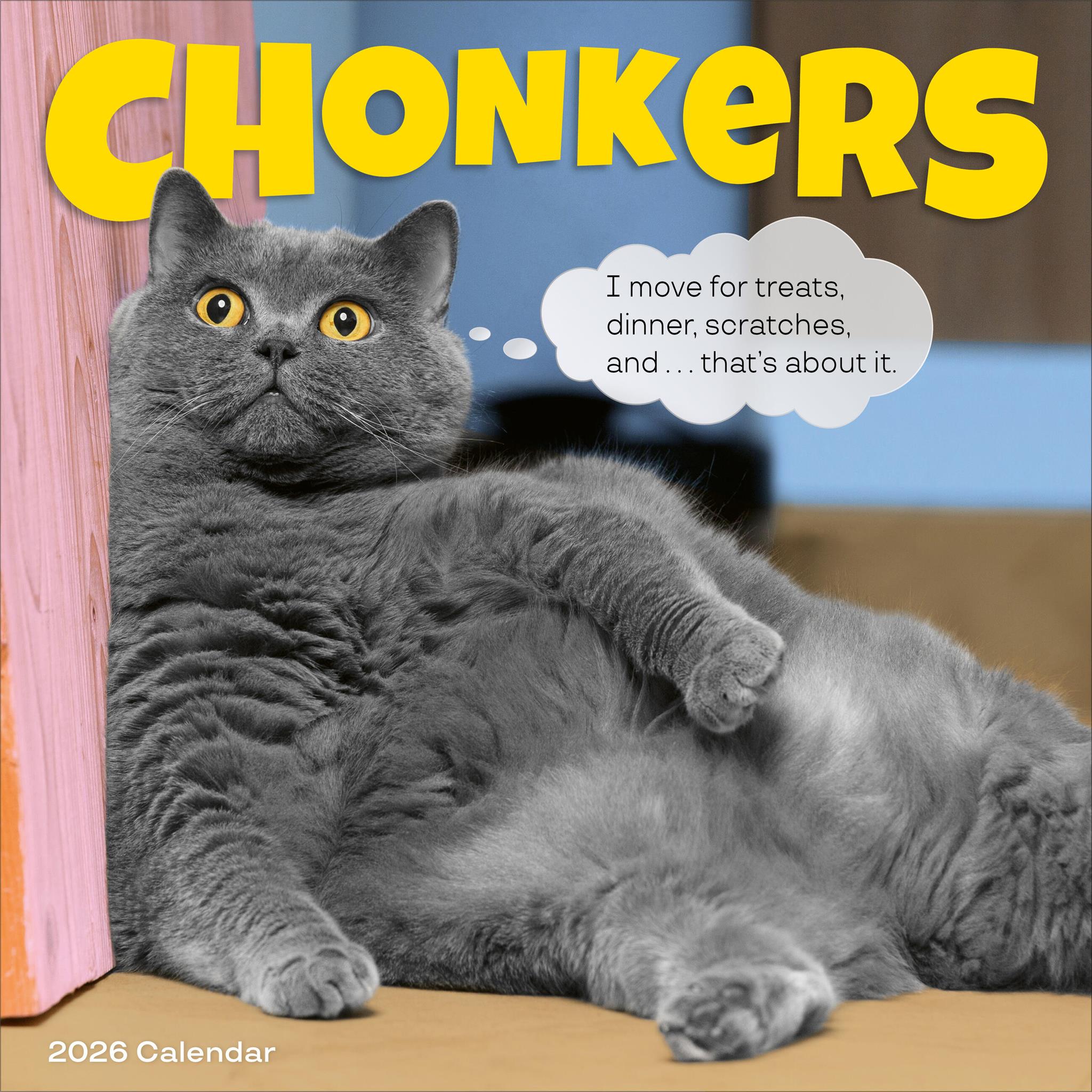Calendrier mural Chonkers 2026