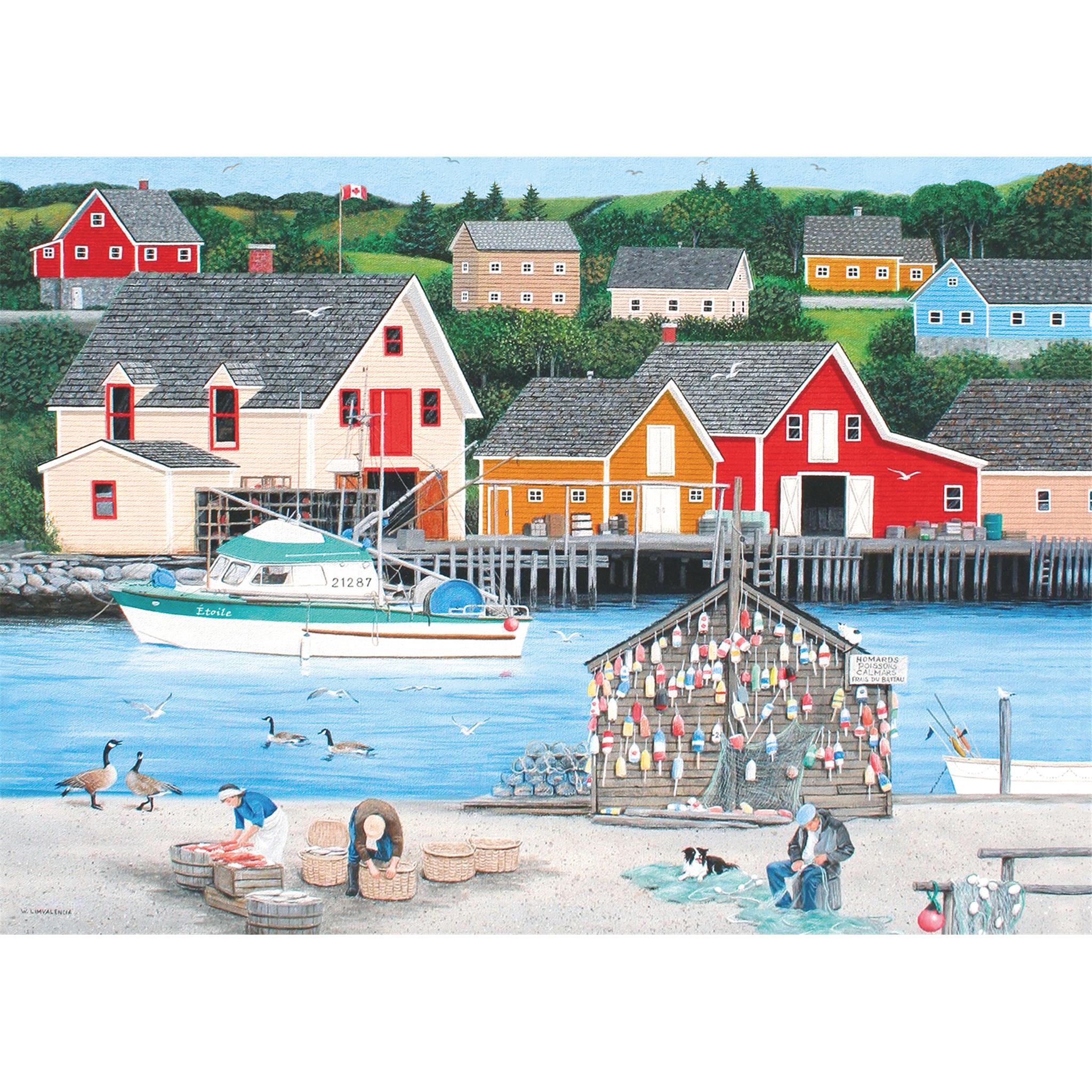 Puzzle 1000 pièces Fisherman's Cove de Ravensburger