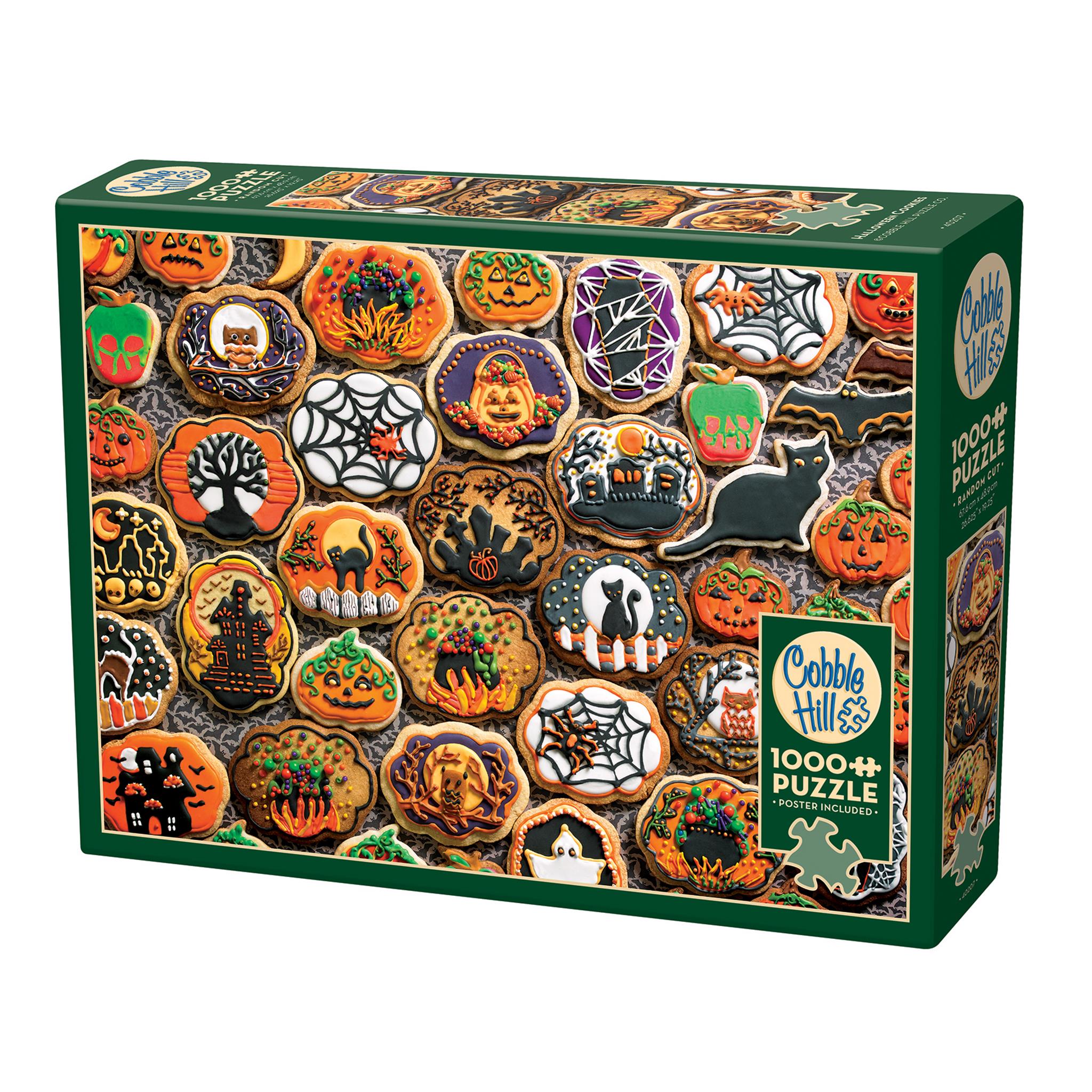 Puzzle de 1000 pièces sur le thème des biscuits d'Halloween