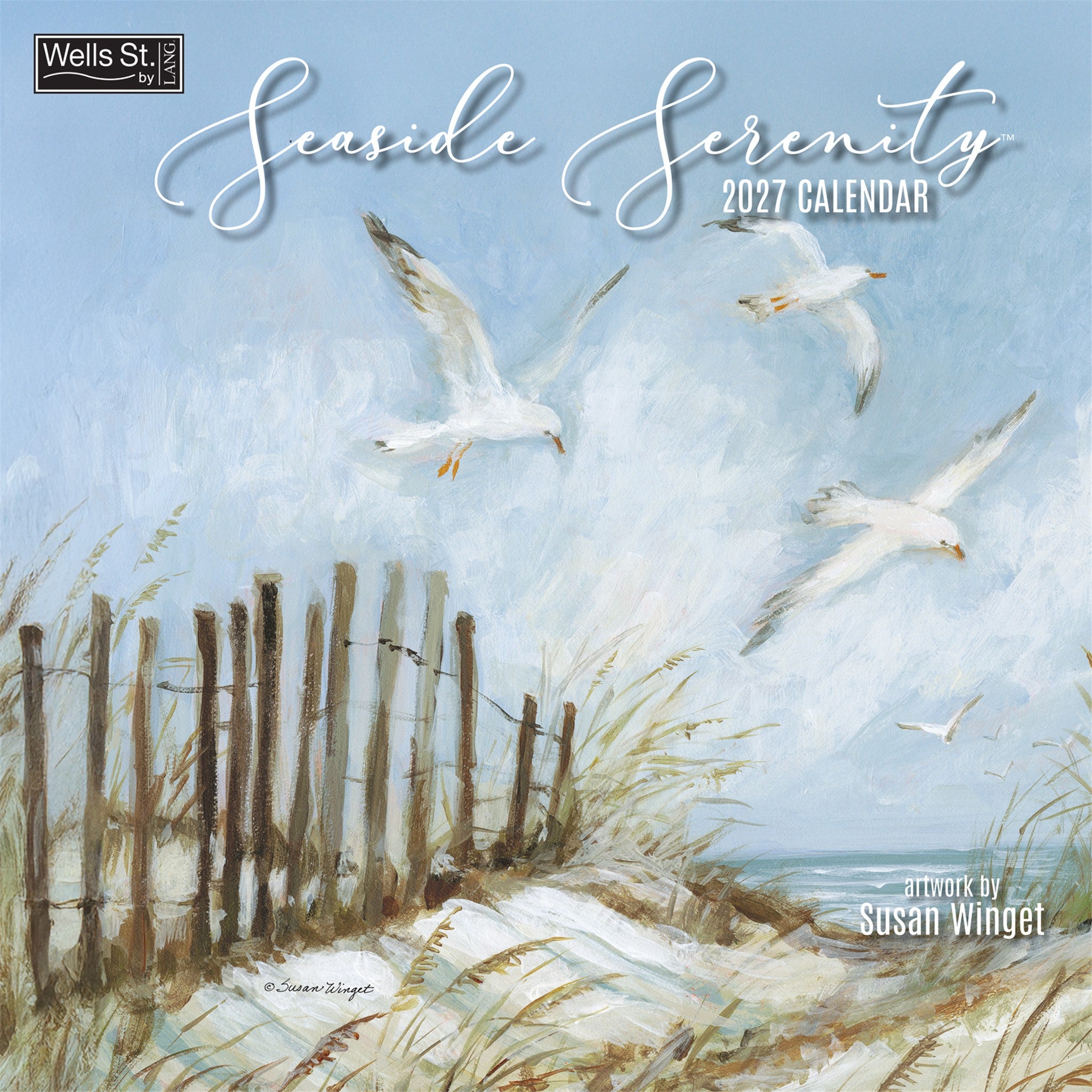 Seaside Serenity 2027 Wall Calendar - Online Only