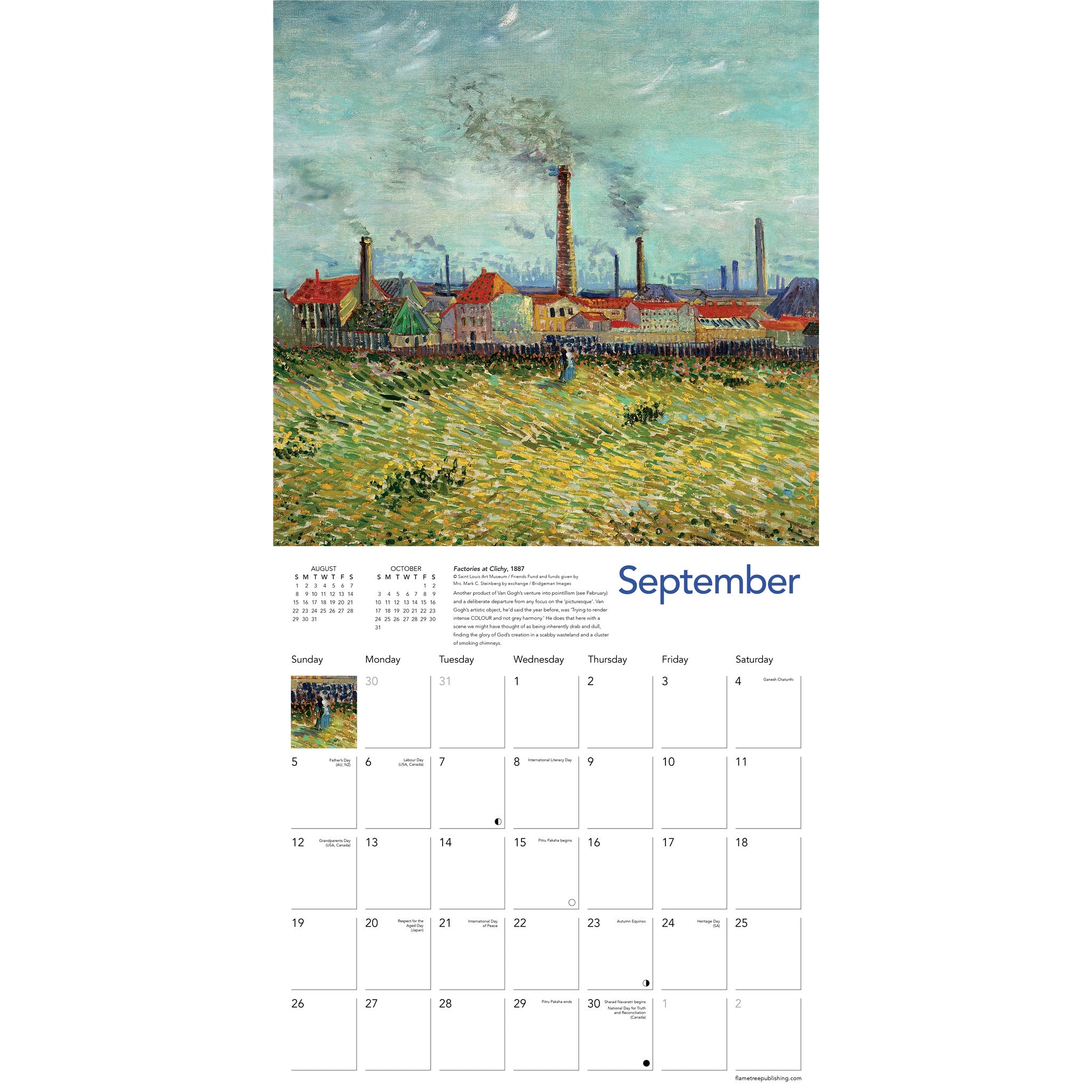Vincent van Gogh Landscapes 2027 Wall Calendar