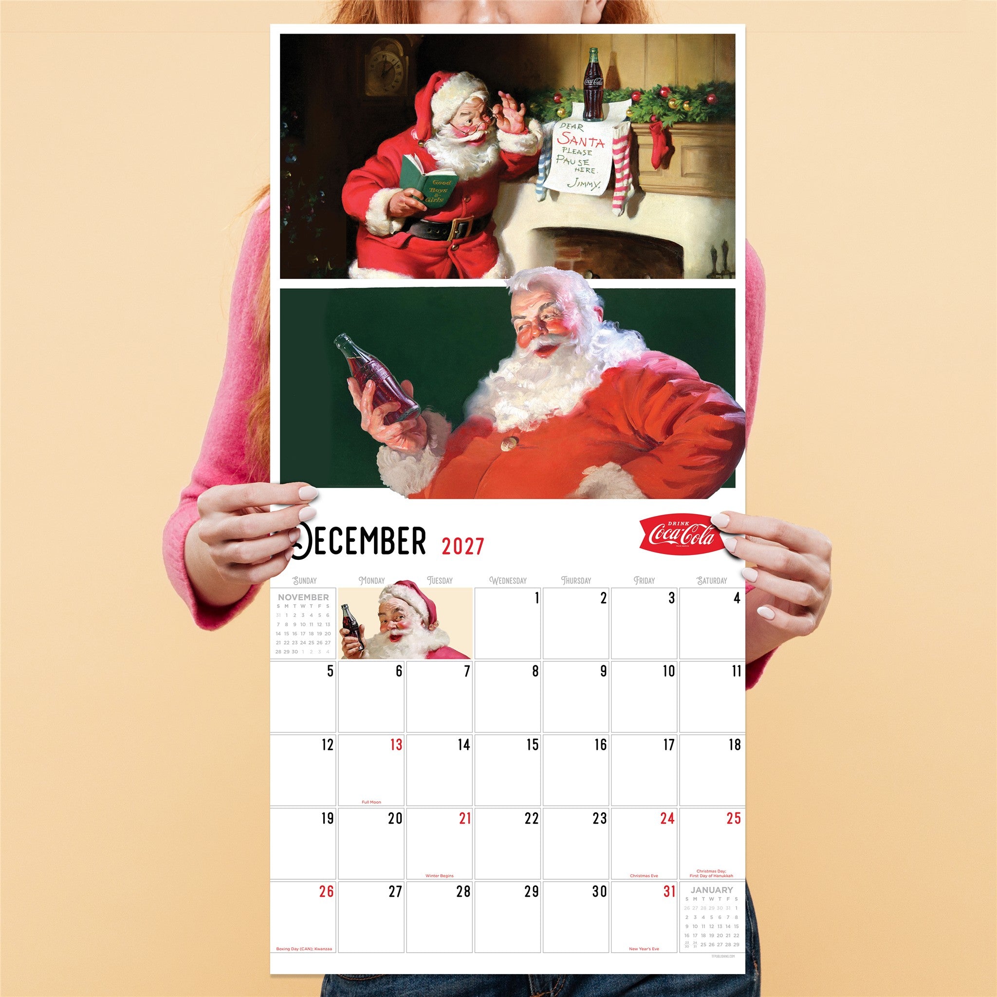 Coke: Vintage Nostalgia 2027 Wall Calendar - Online Only