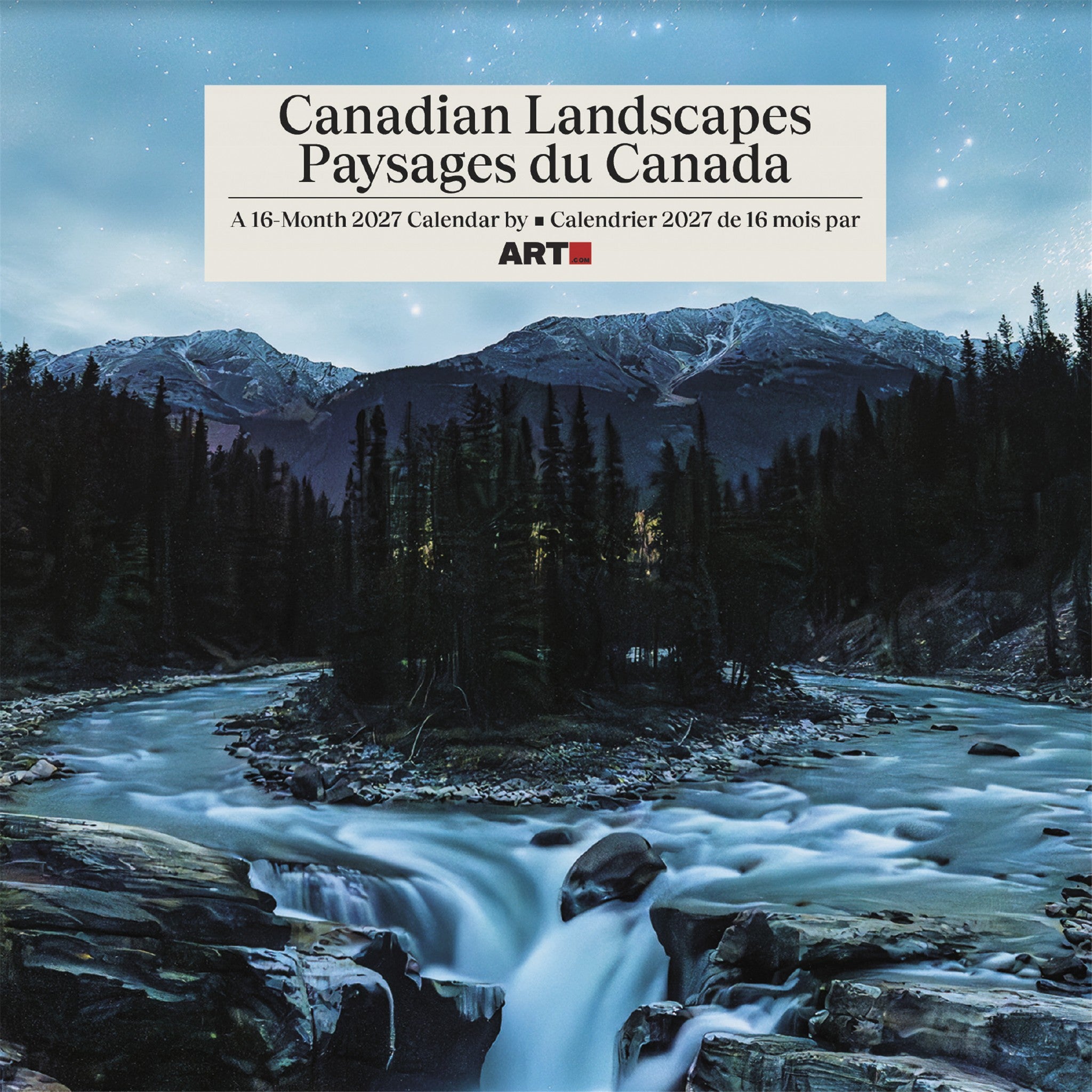 Canadian Landscapes / Paysages du Canada 2027 Mini Calendar