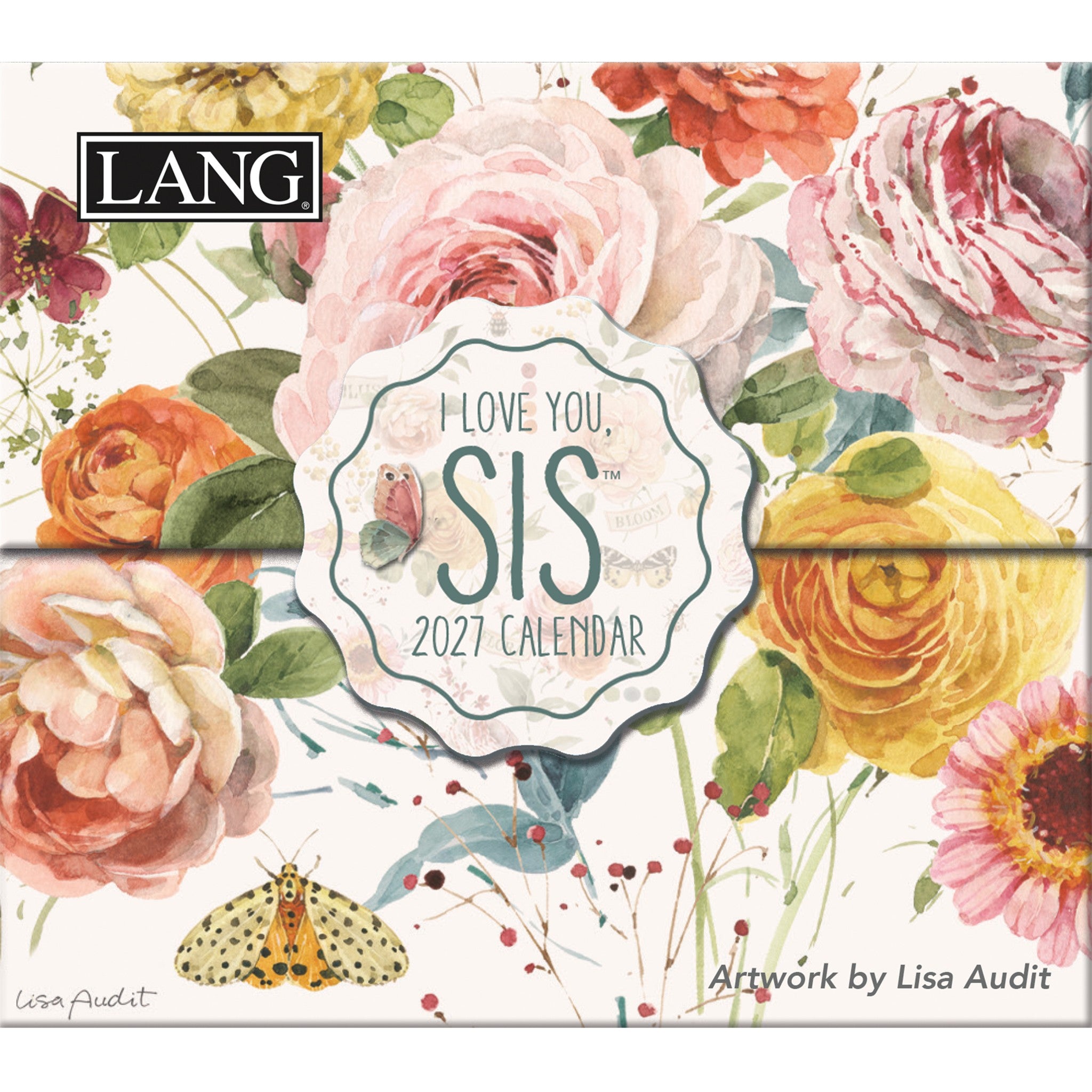 I Love You Sis 2027 Small Box Calendar