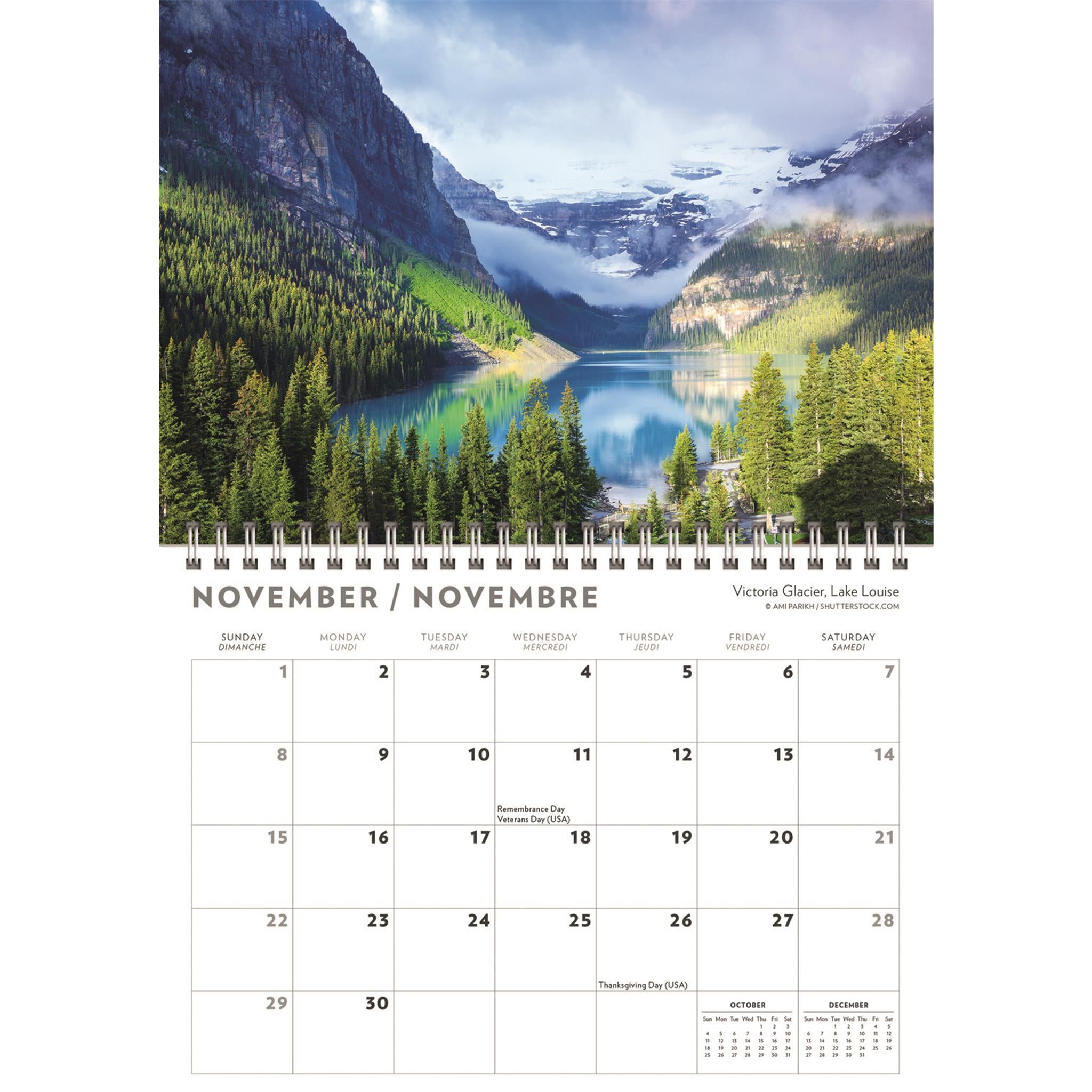 Canadian Rockies 2026 Mini Calendar