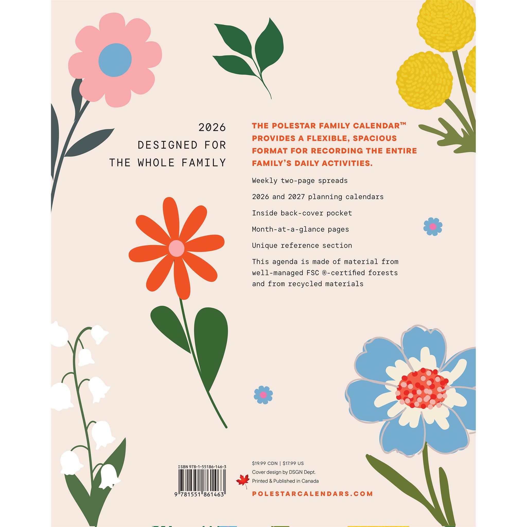 Calendrier des fiançailles Polestar Family 2026