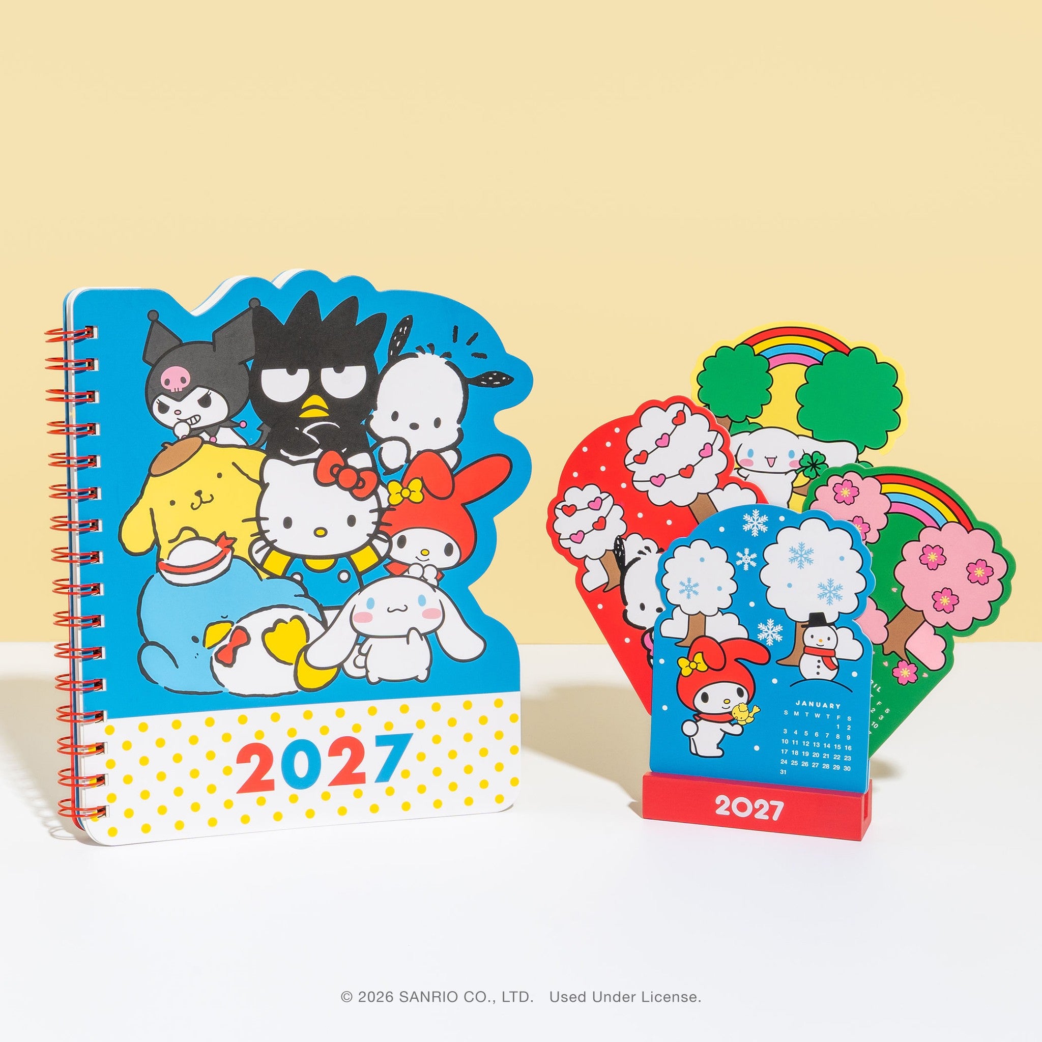 Hello Kitty and Friends Retro Die-Cut 2026-2027 Engagement Calendar