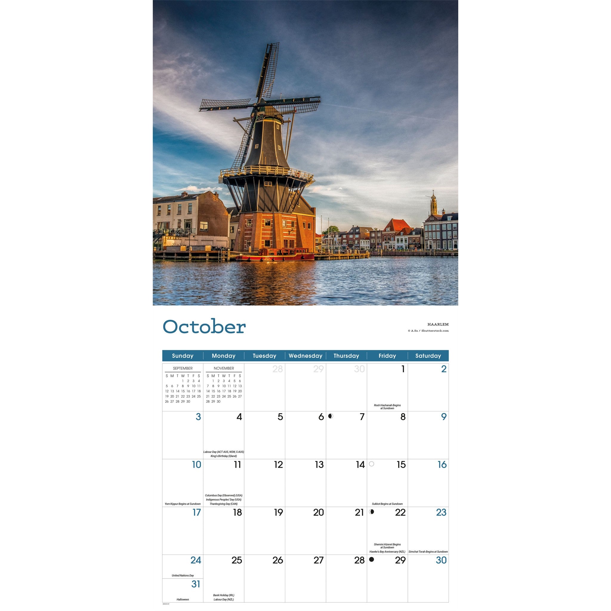 Netherlands 2027 Wall Calendar