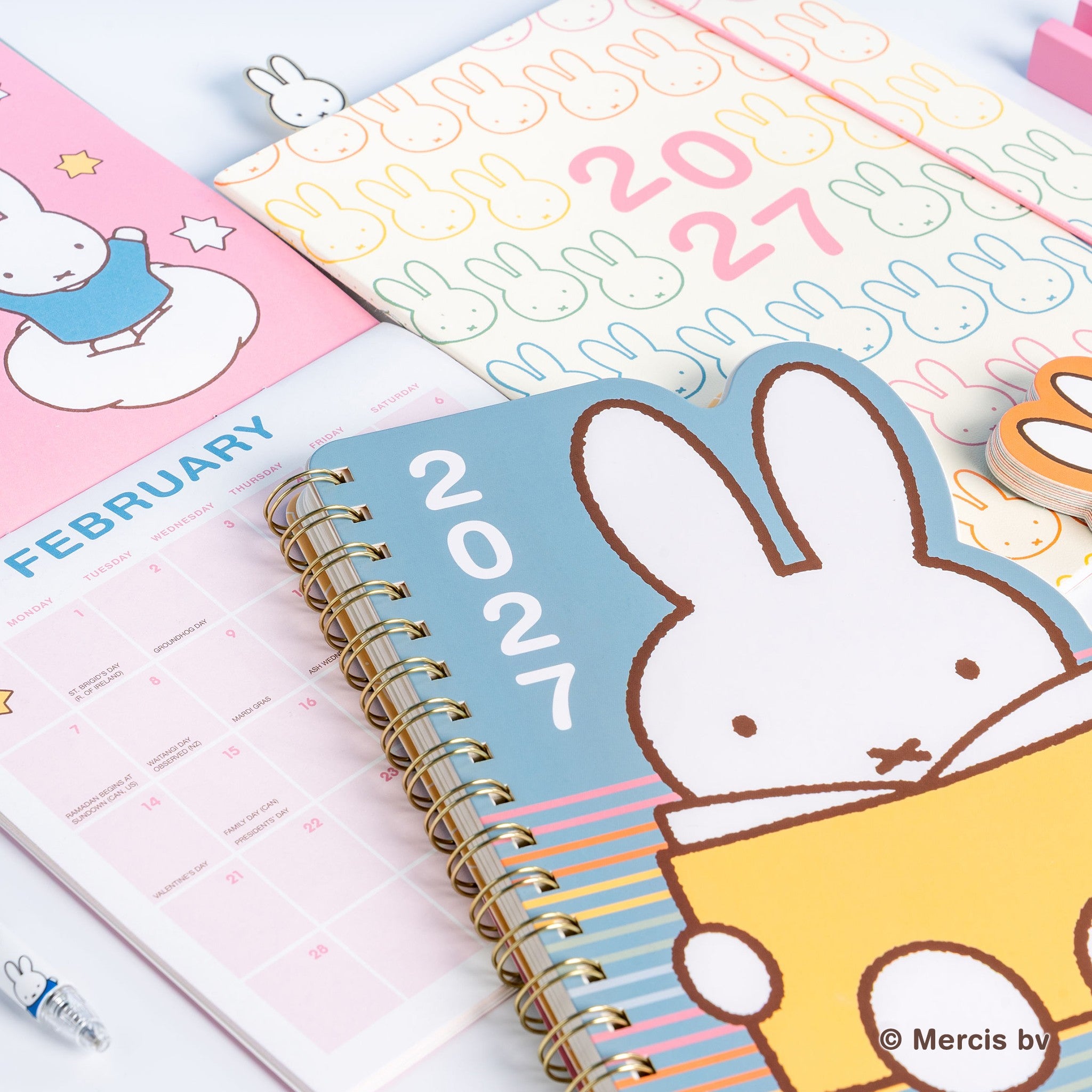 Miffy A Year in Color Die-Cut 2026-2027 Engagement Calendar