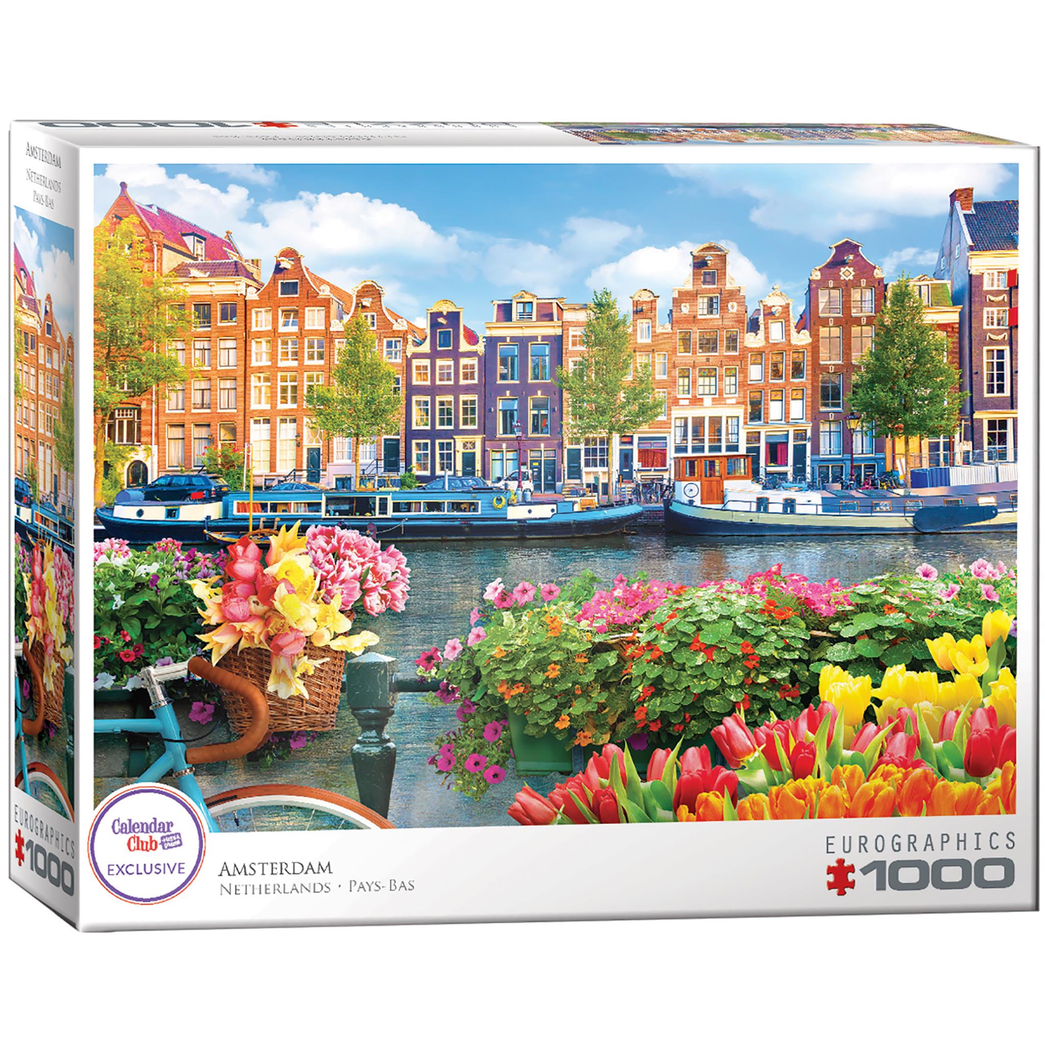Amsterdam, Pays-Bas - Puzzle exclusif de 1000 pièces
