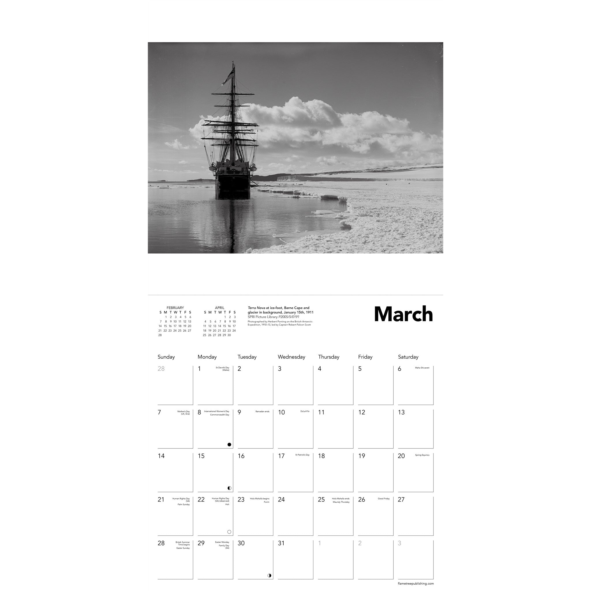 The Polar Museum 2027 Wall Calendar - Online Only