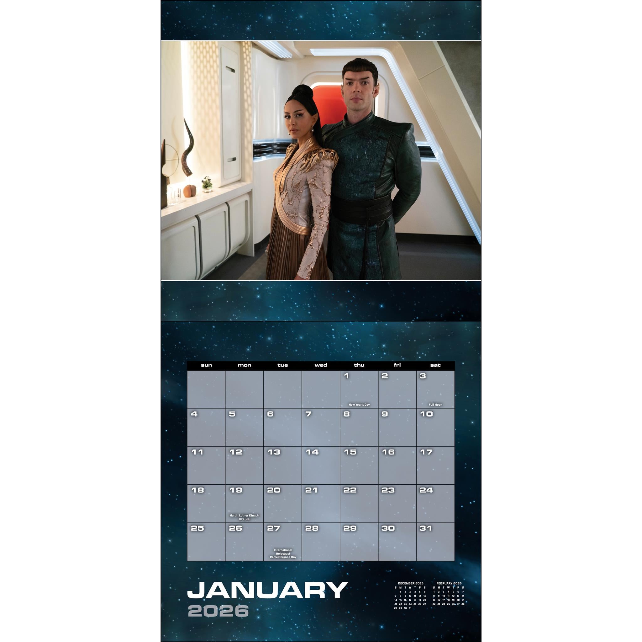 Star Trek Strange New Worlds 2026 Wall Calendar - Online Only