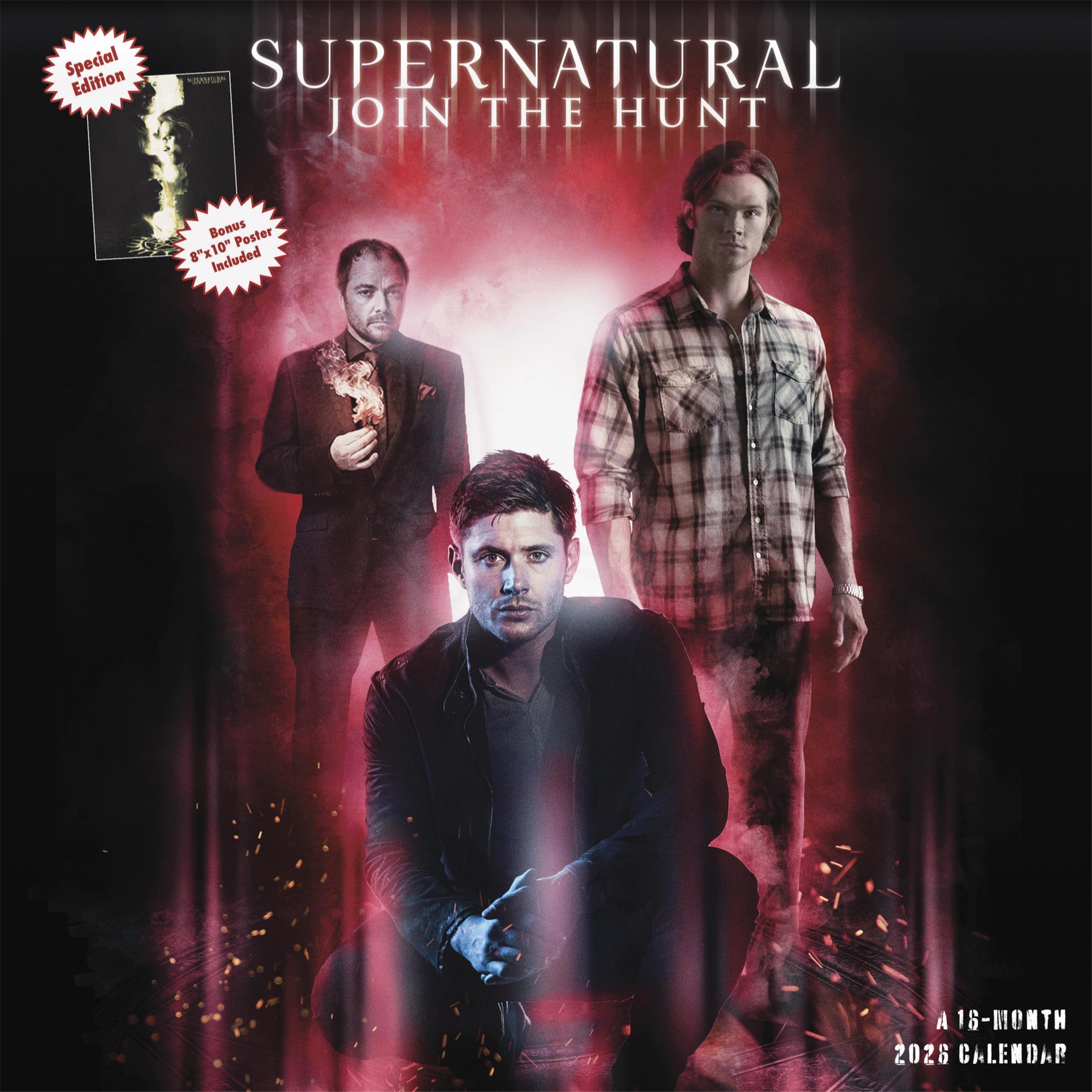 Calendrier mural de luxe Supernatural Exclusive avec impression 2026