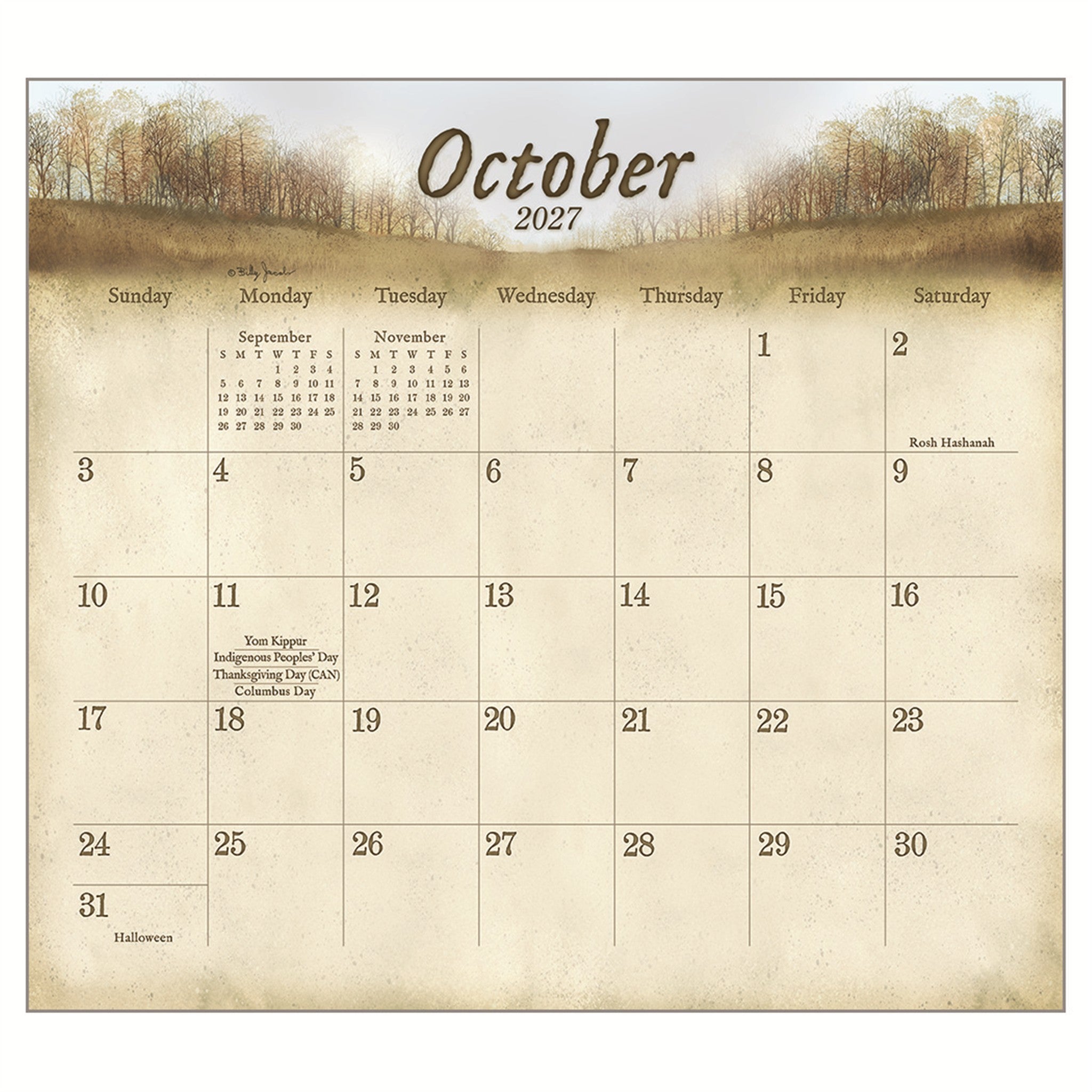 The Road Home 2027 Wall Calendar - Online Only