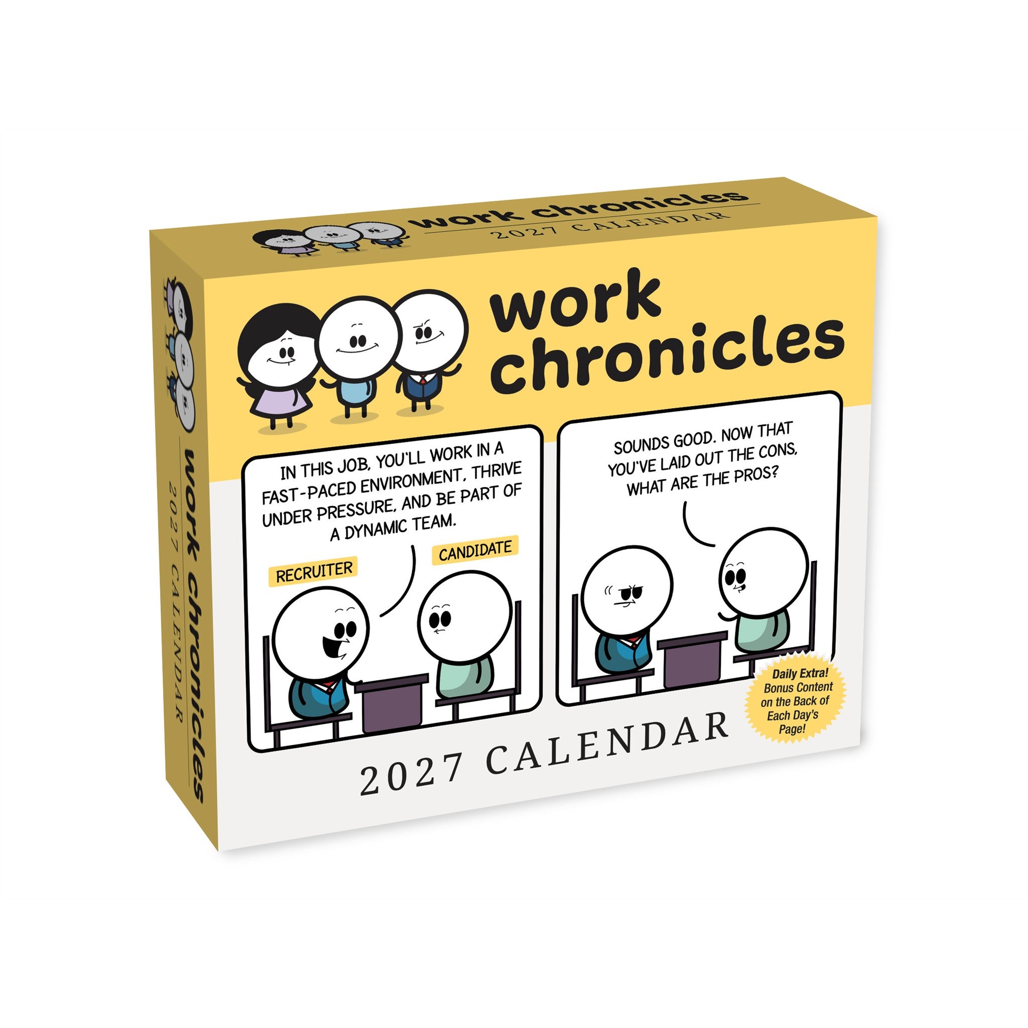 Work Chronicles 2027 Box Calendar