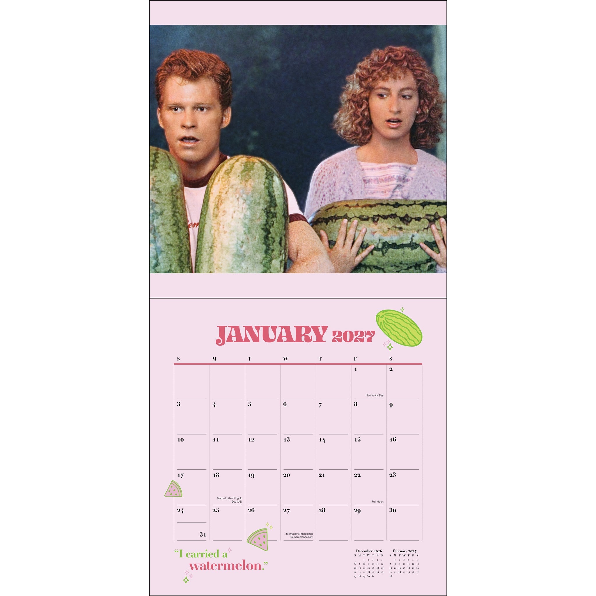 Dirty Dancing 2027 Wall Calendar