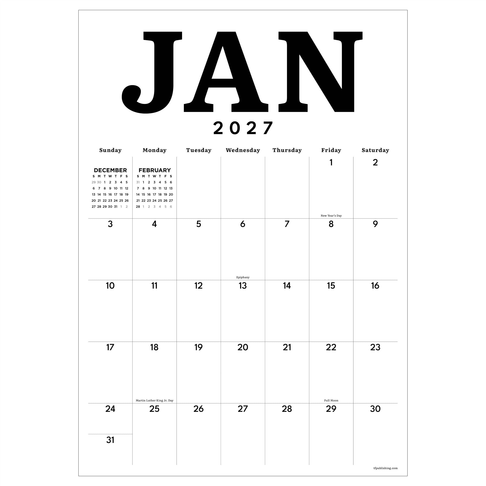Medium Art 2027 Poster Calendar