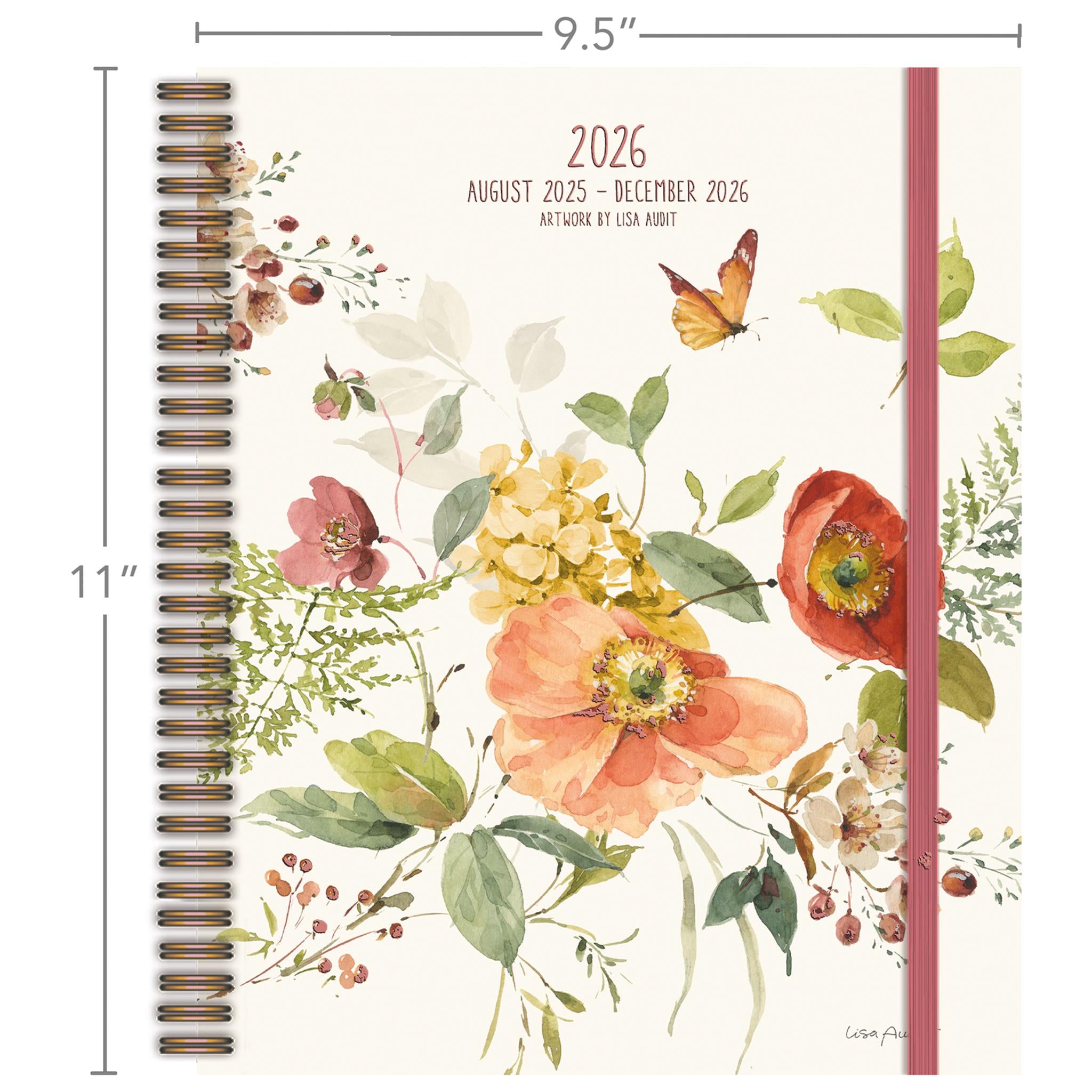 Watercolor Wonder 2025-2026 Engagement Calendar