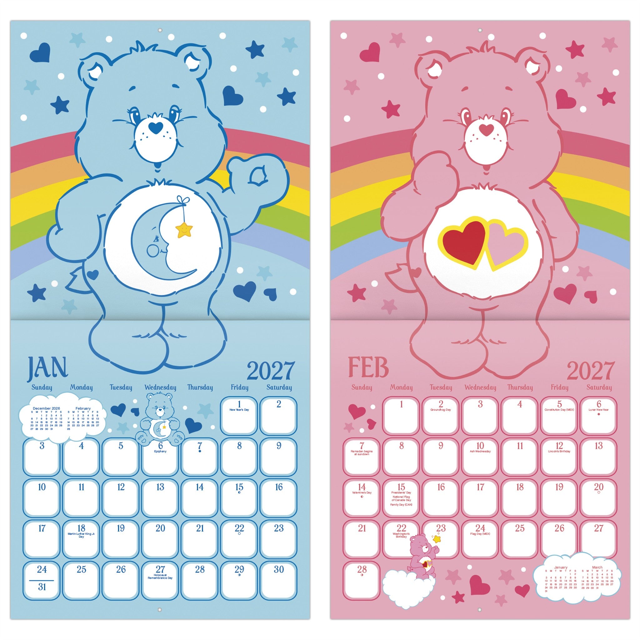 Care Bears 2027 Wall Calendar - Online Only