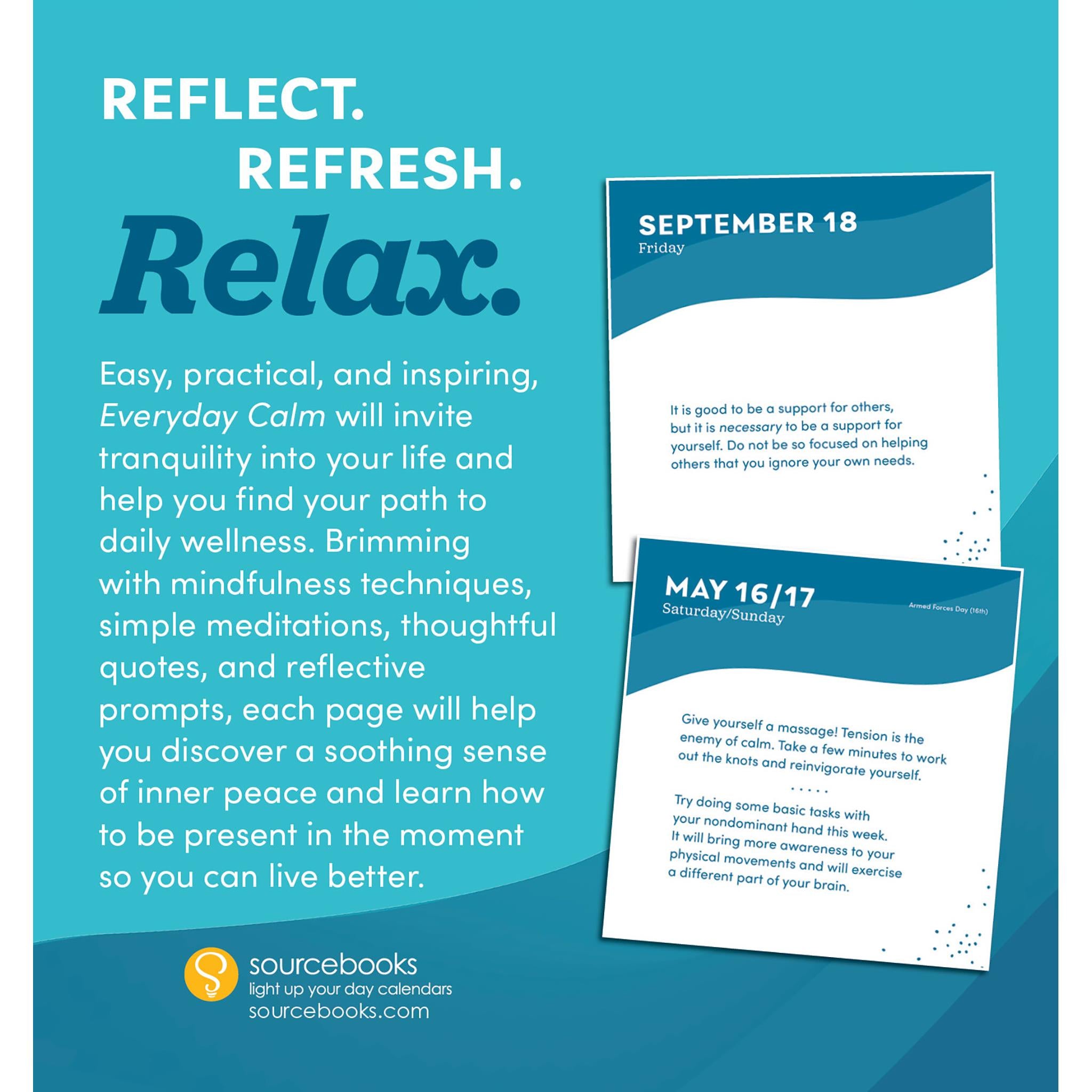 Calendrier Everyday Calm 2026 en boîte - Disponible uniquement en ligne