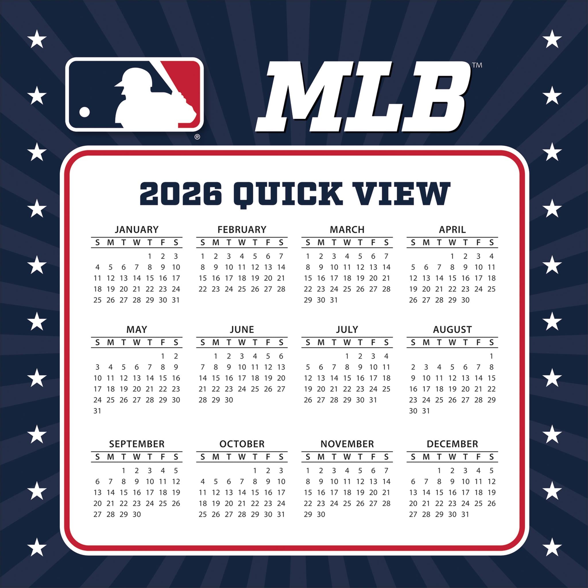 Calendrier MLB All Team 2026