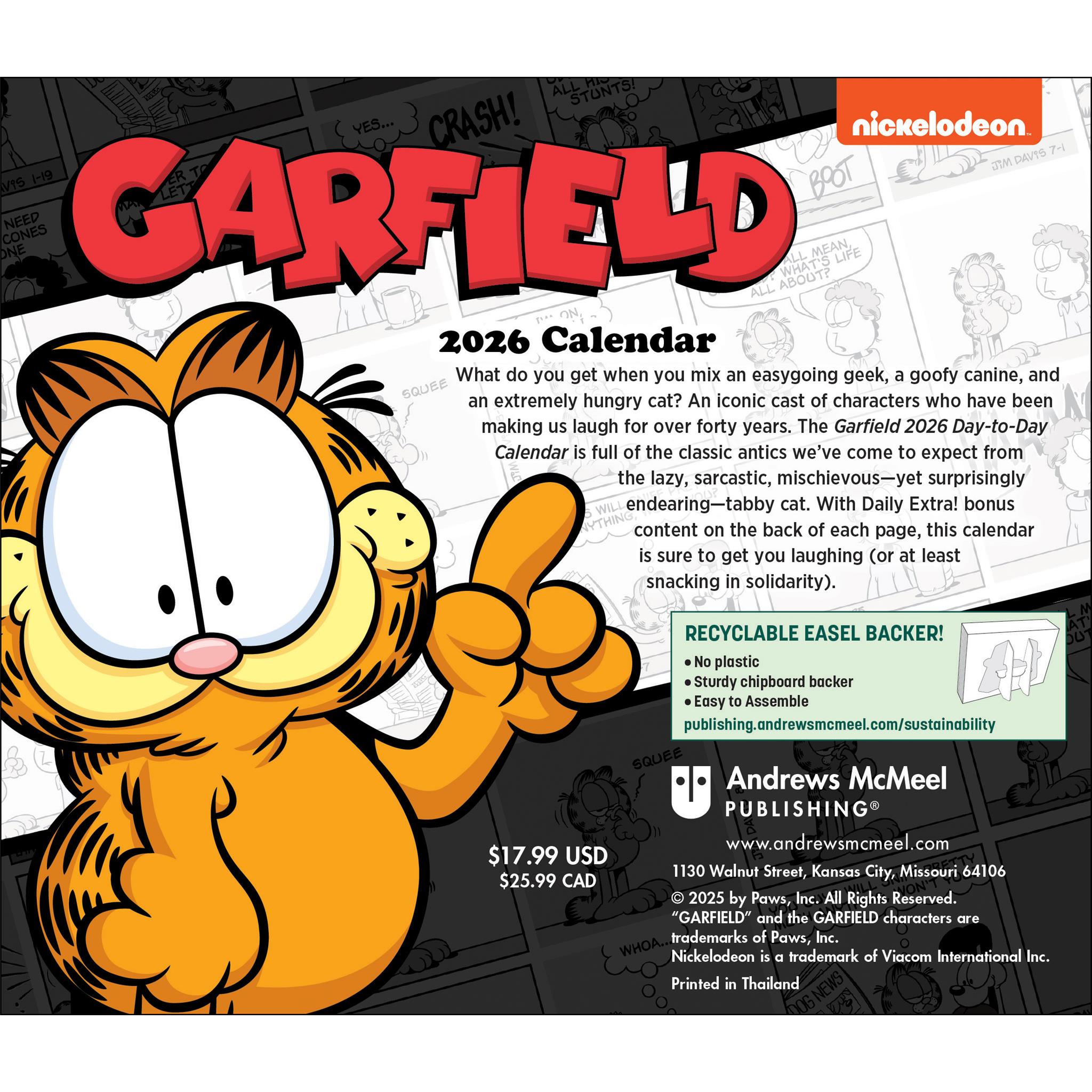Calendrier Garfield 2026