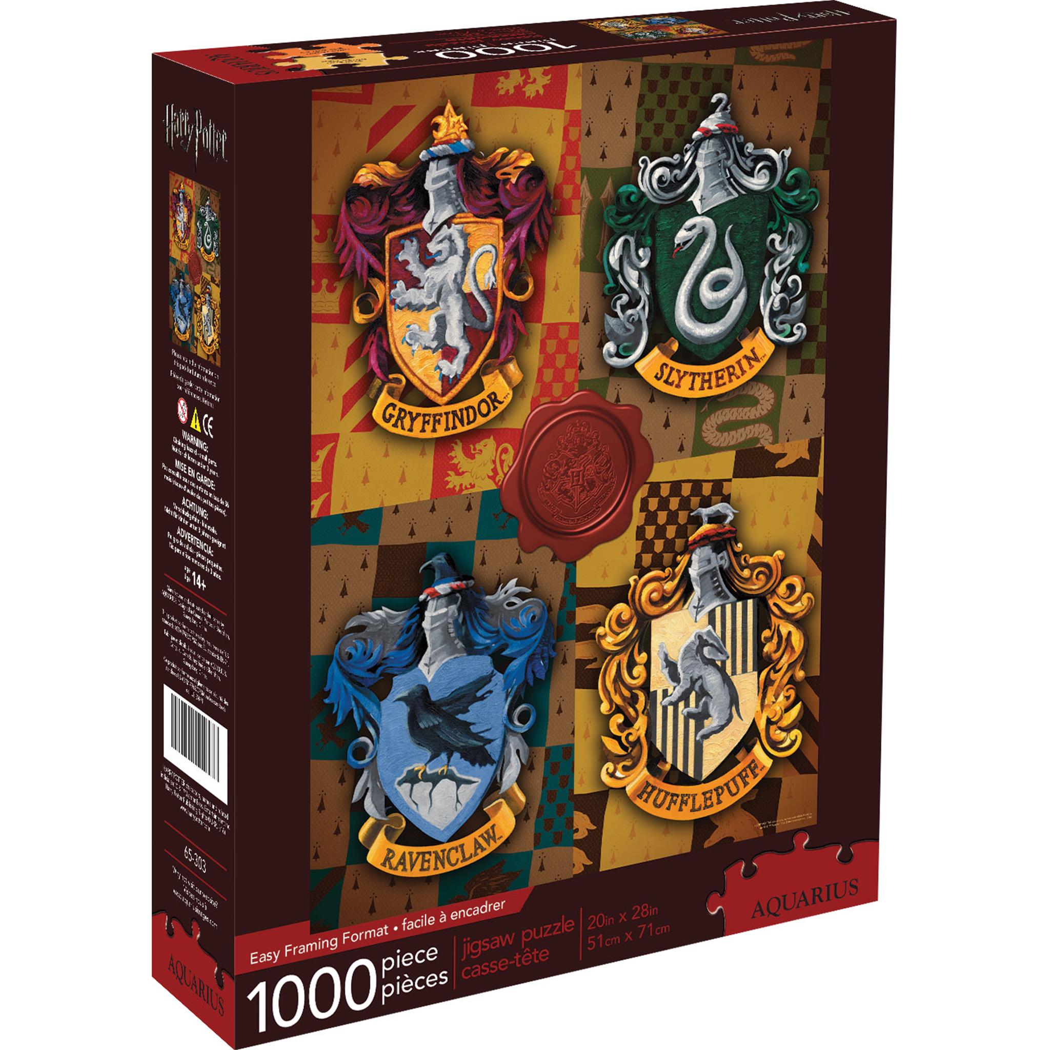 Puzzle de 1000 pièces des blasons d'Harry Potter