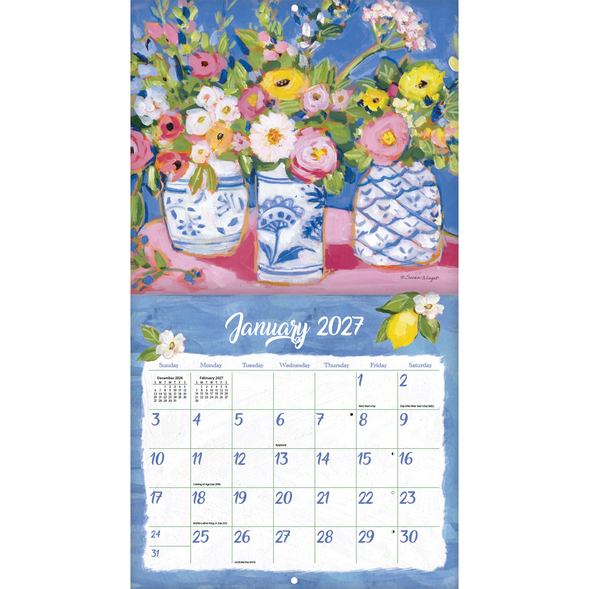 Ciao Bella Special Edition with Print 2027 Wall Calendar