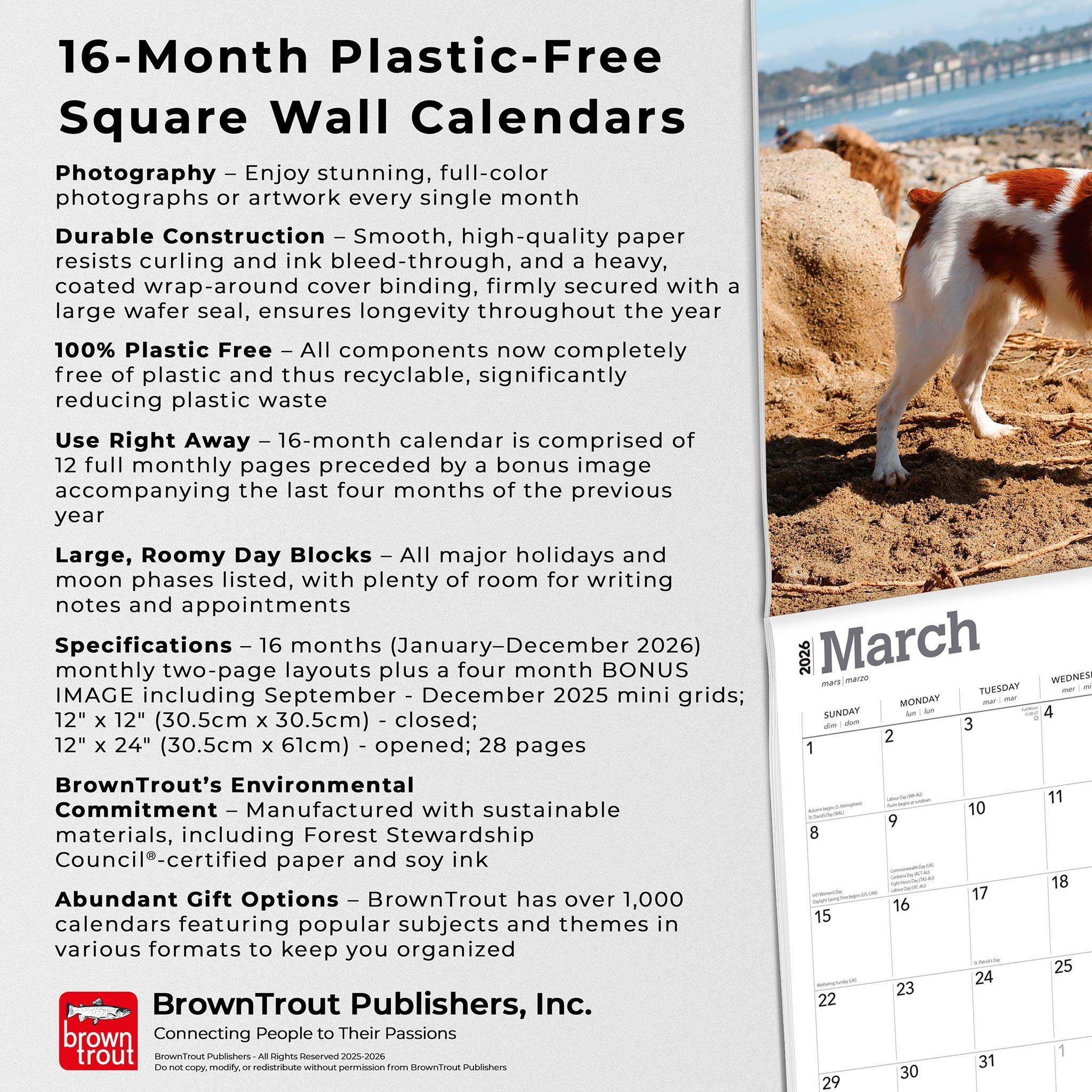 Brittanys 2026 Wall Calendar - Online Only