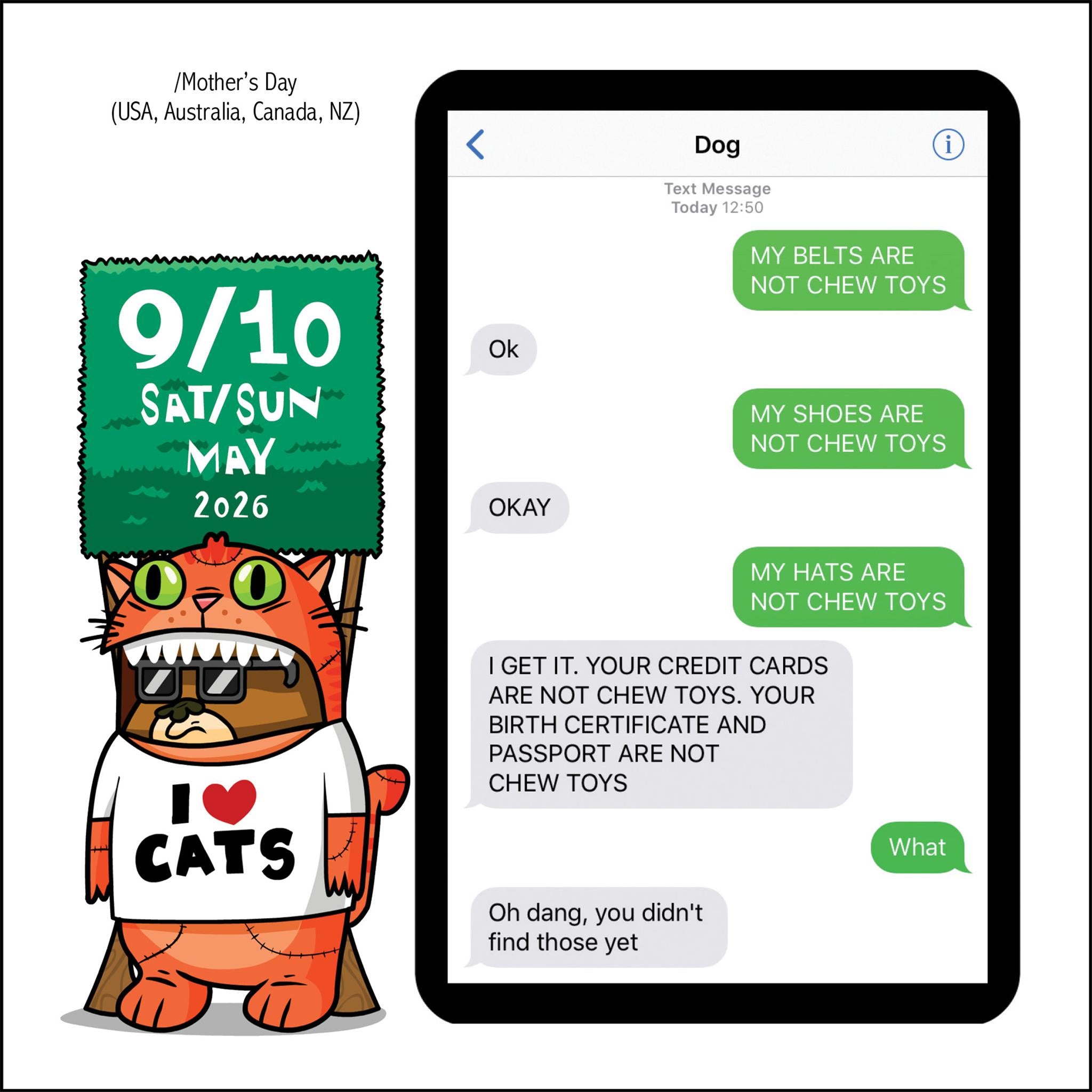 Texts From Dog 2026 Box Calendar