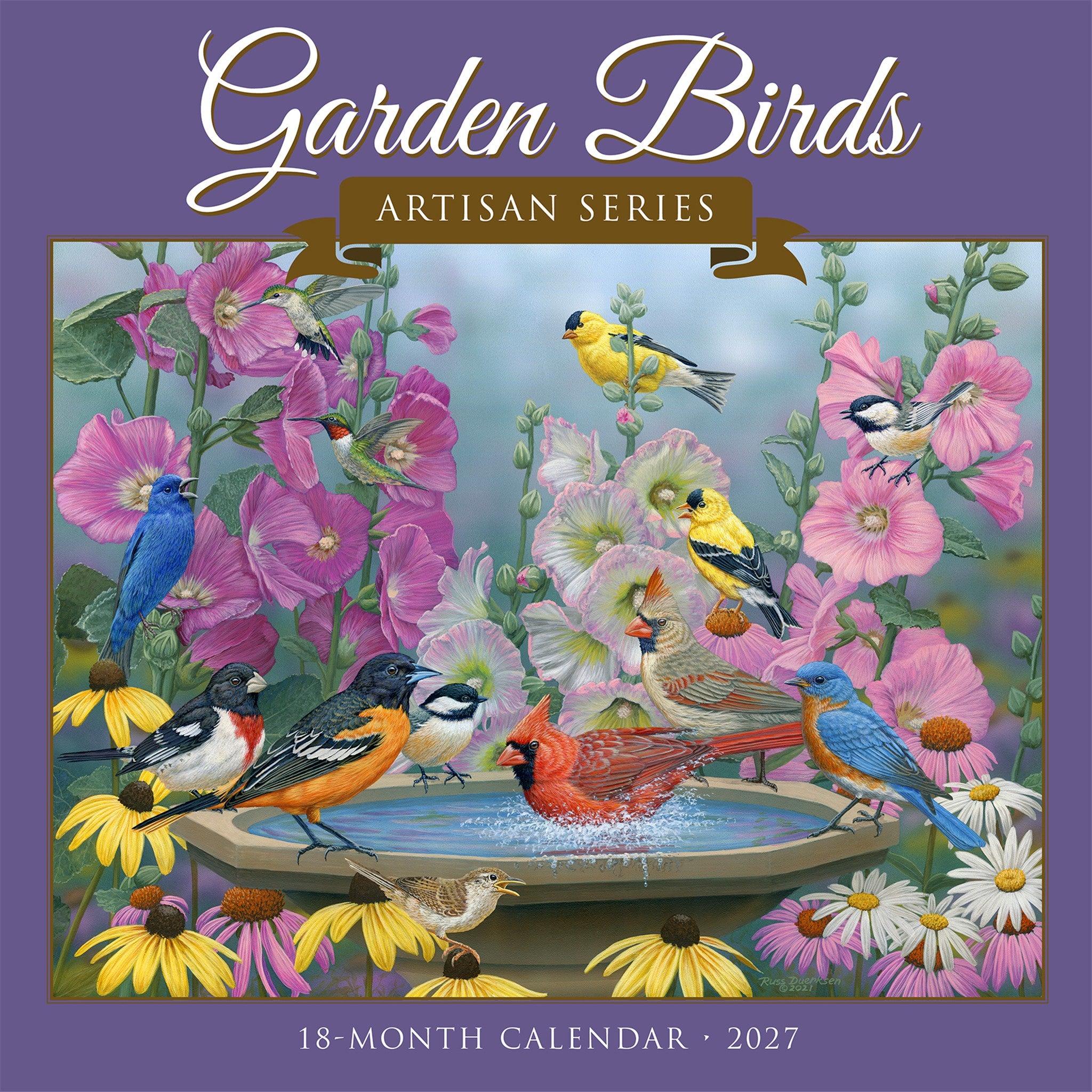 Garden Birds 2027 Wall Calendar - Online Only